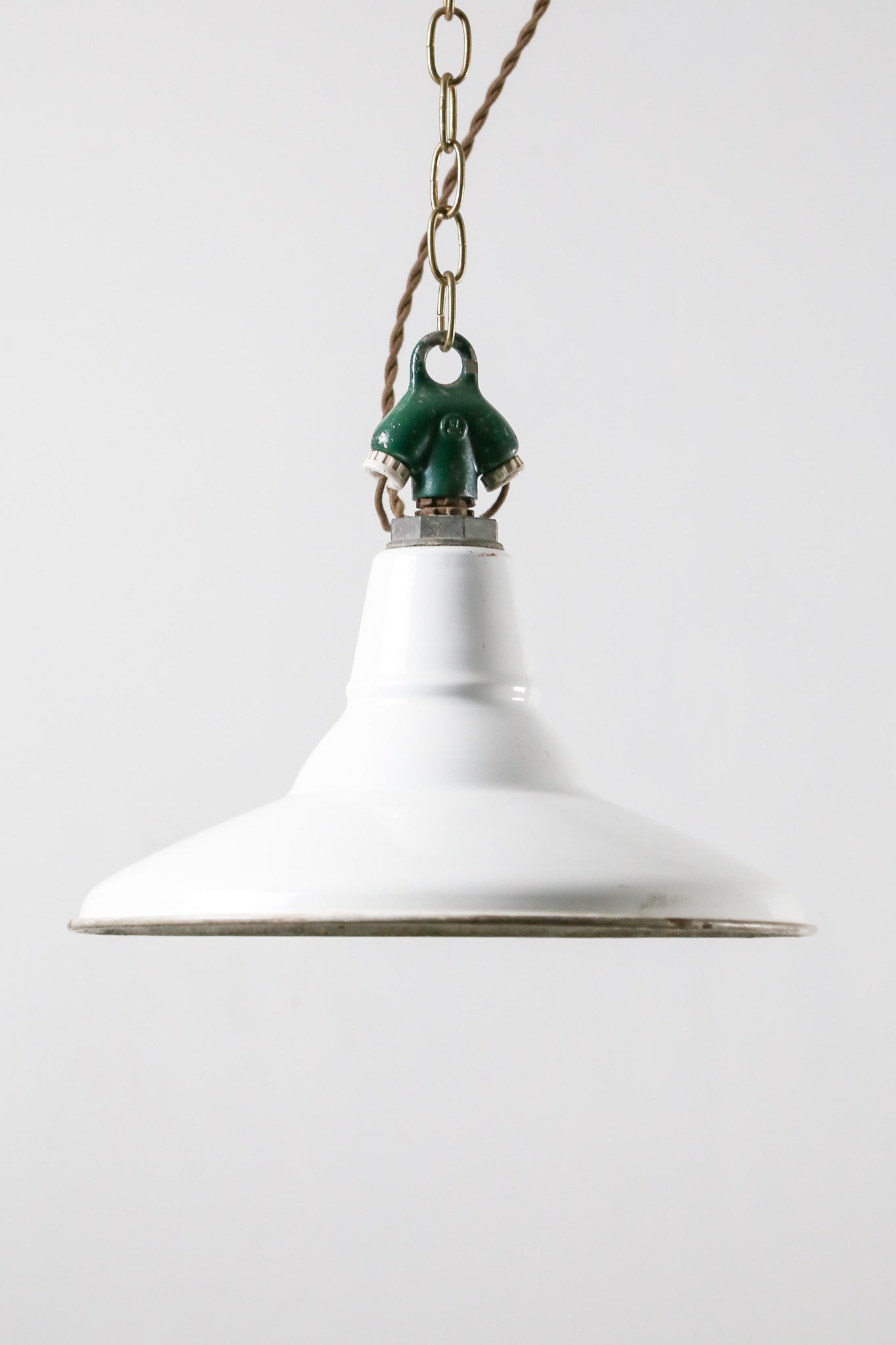 Enamel Industrial Pendant Light White / ホーロー インダストリアルライト 白