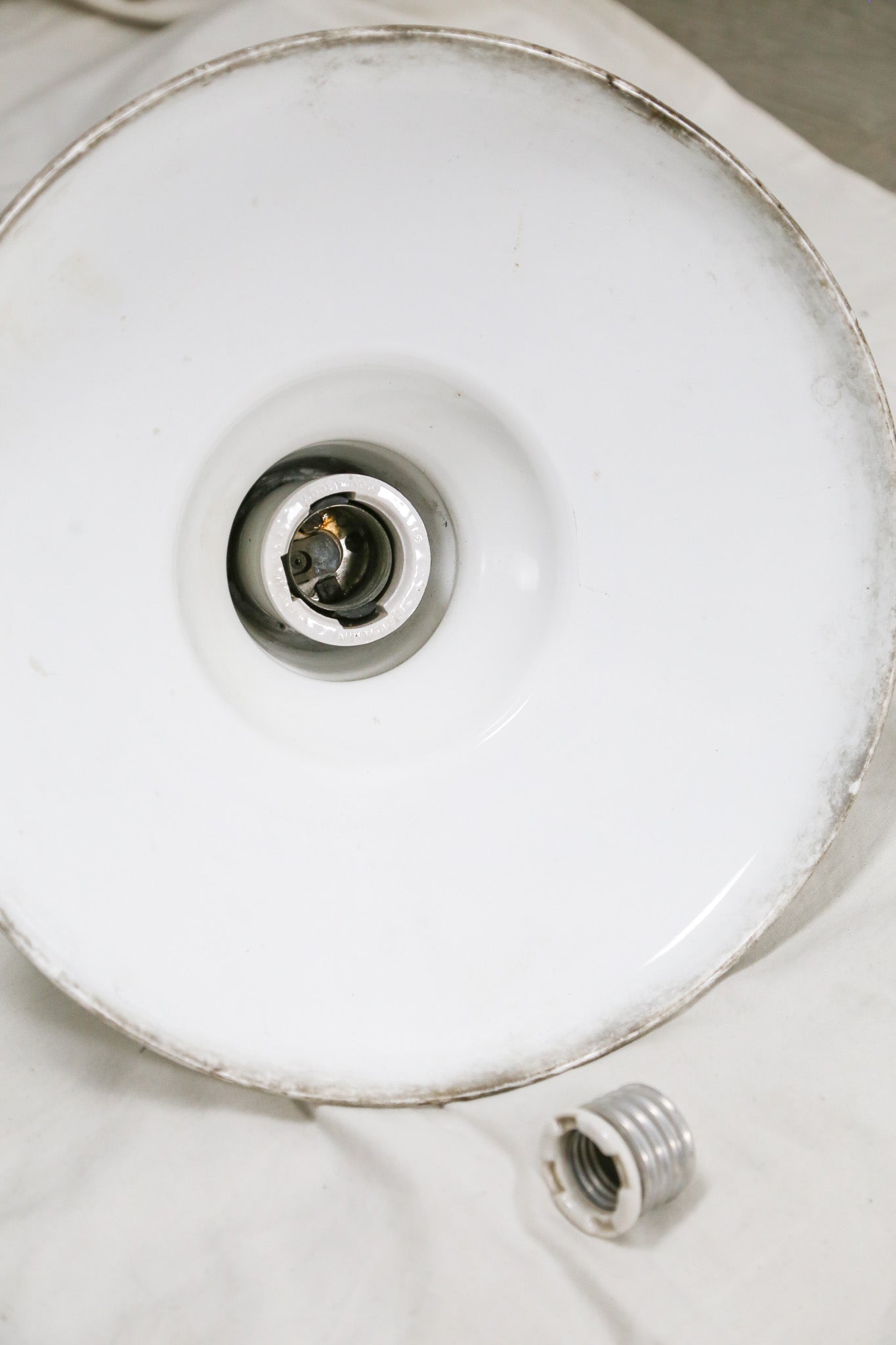 Enamel Industrial Pendant Light White / ホーロー インダストリアルライト 白