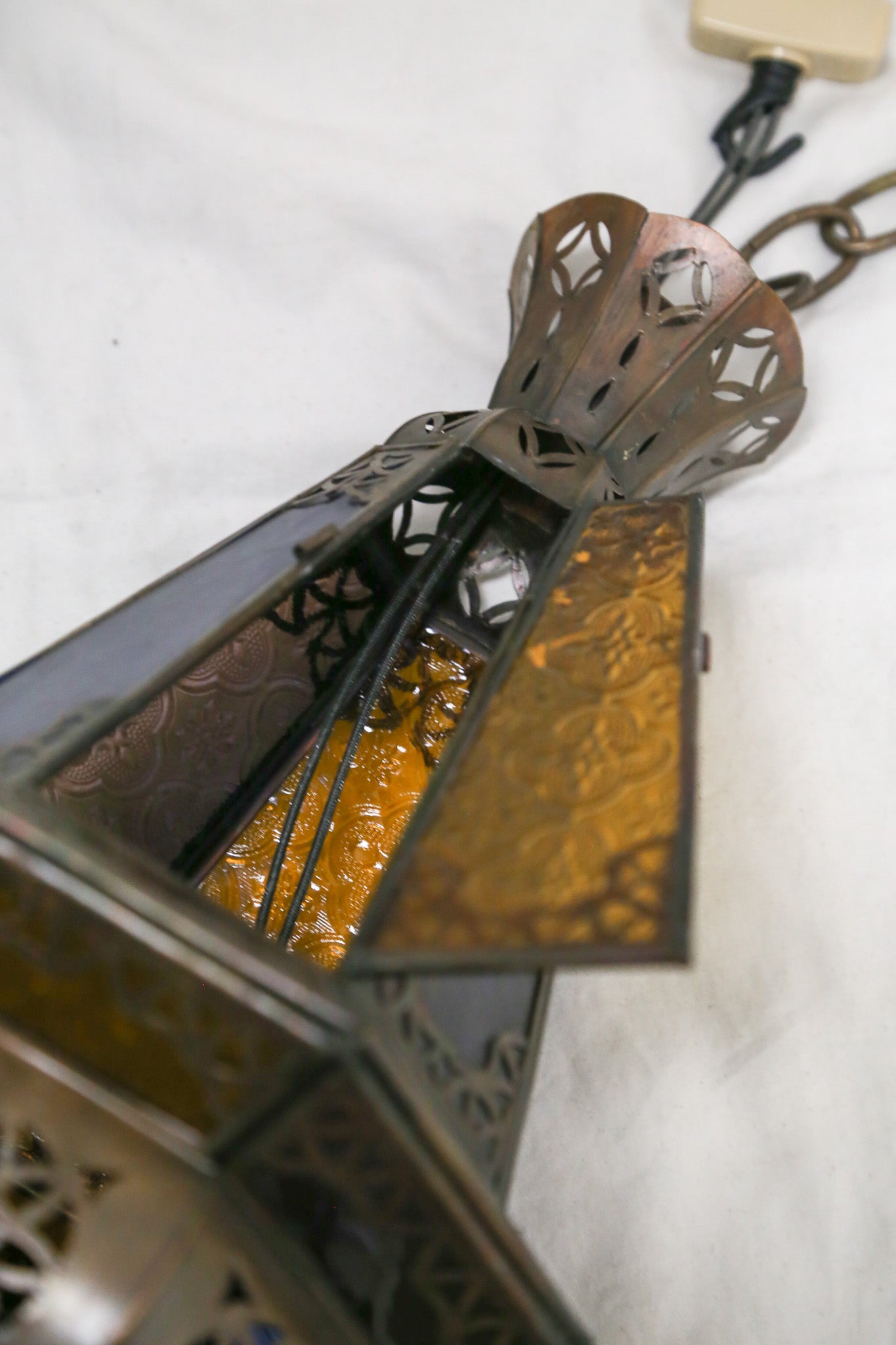 Moroccan Style Stained Glass Pendant Light / モロッカンスタイル ステンドグラス ペンダントライト