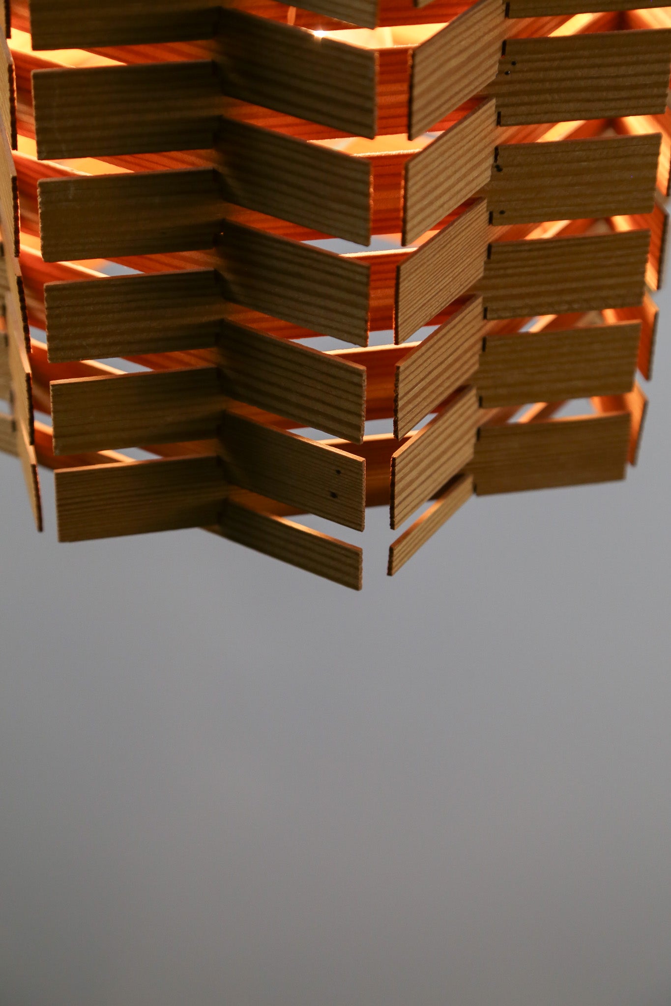 Interlocking Wood Table Lamp / 組み木 ランプ