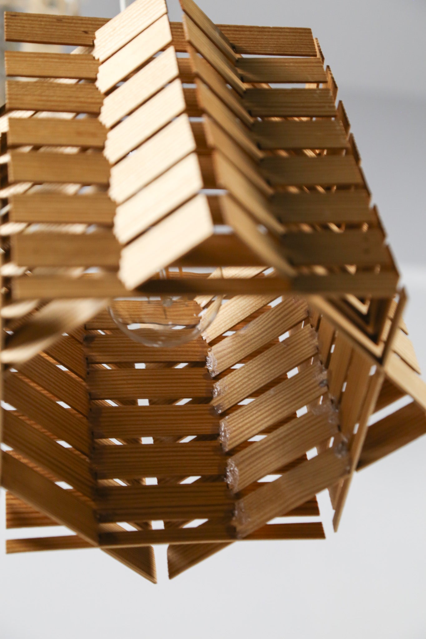 Interlocking Wood Table Lamp / 組み木 ランプ