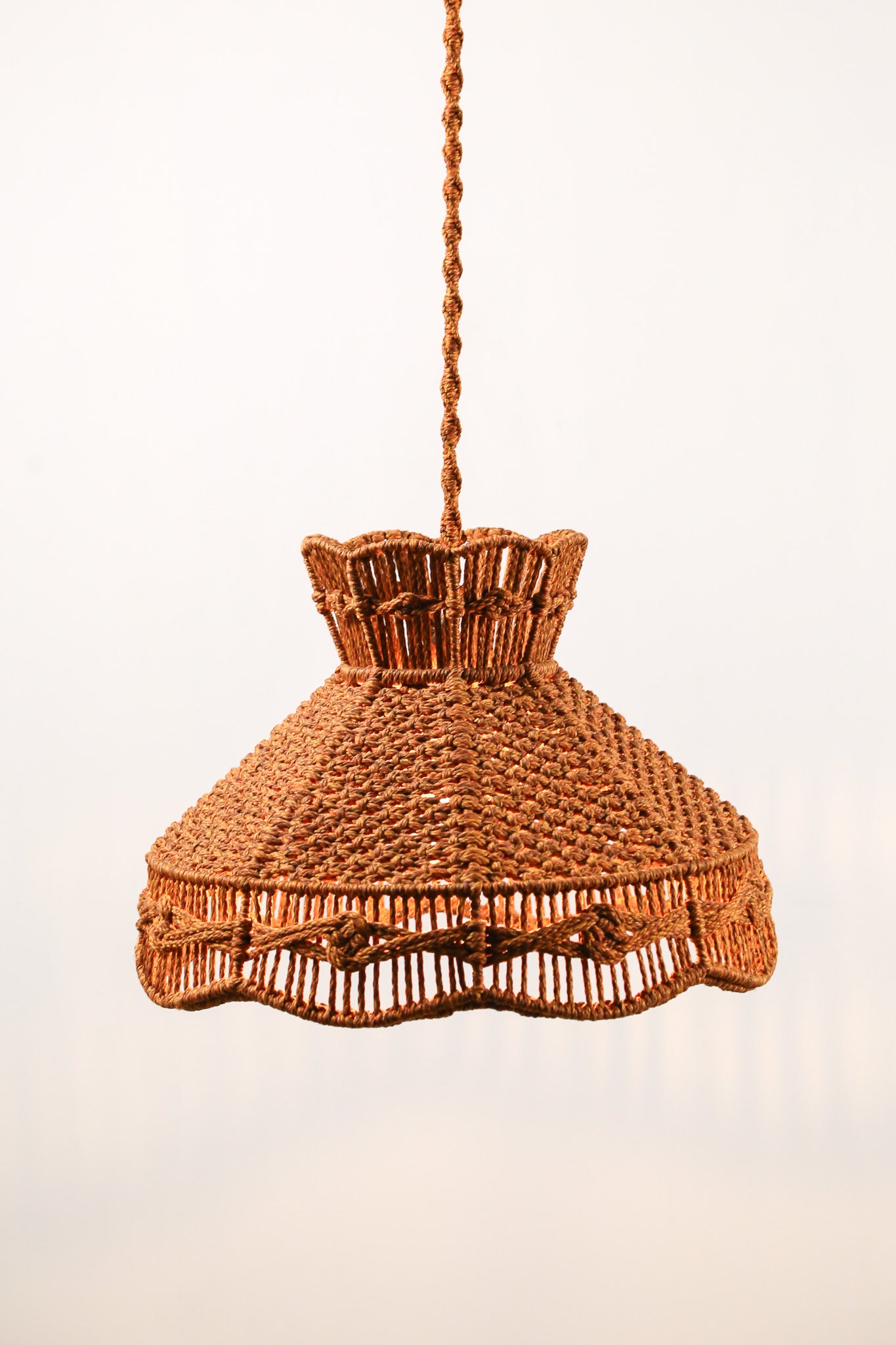 ボヘミアンスタイル ペンダントライト マクラメデザイン Macramé Pendant Light / マクラメ ペンダントライト – STORE IN