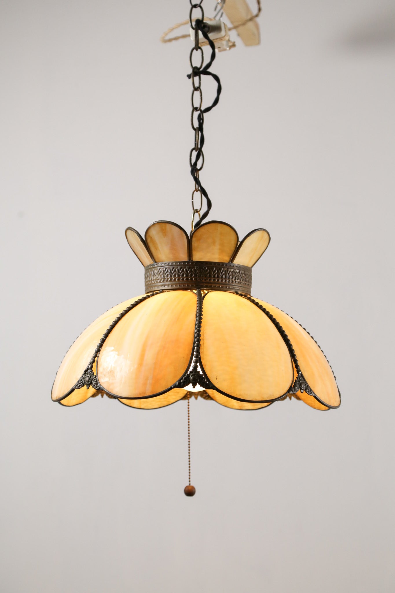 Slag Glass Pendant Light / スラグガラス ペンダントライト