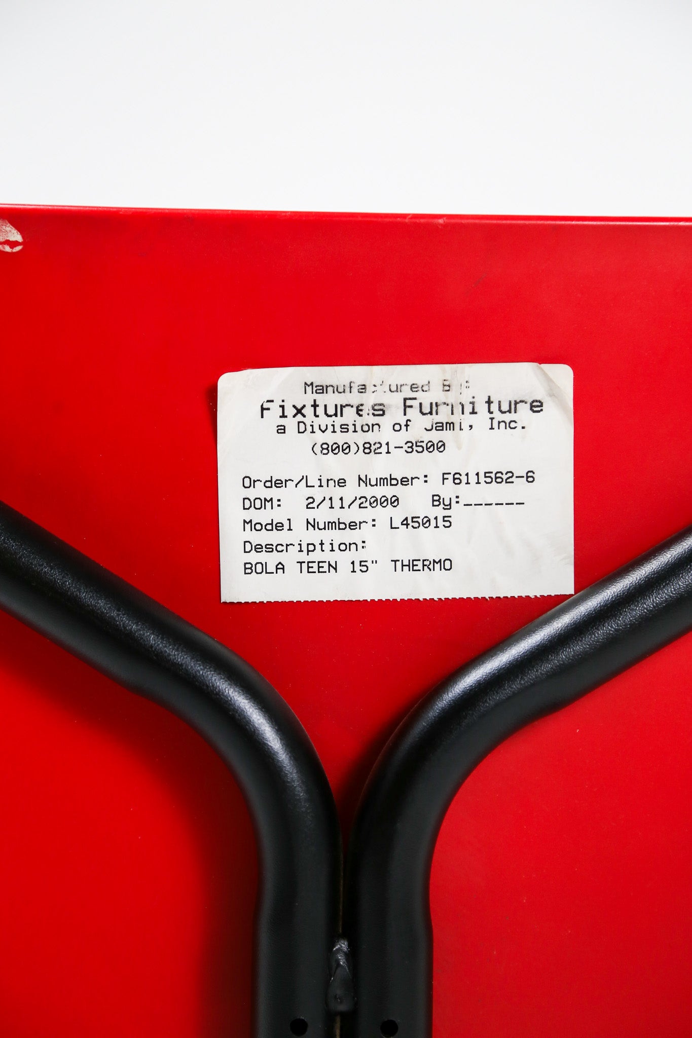 Fixtures Furniture "Bola" Chair Red