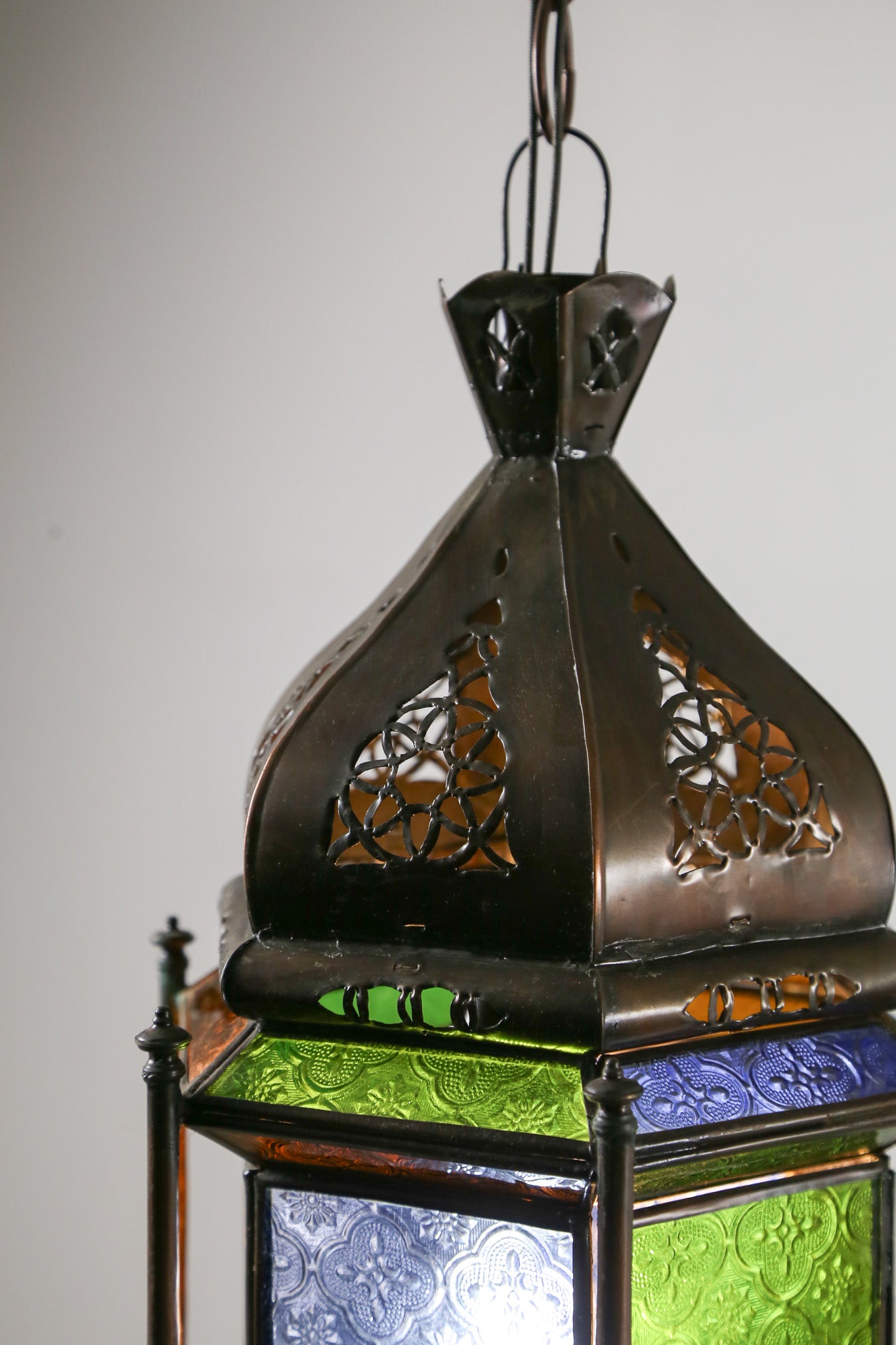 Moroccan Style Stained Glass Lantern / モロッカンスタイル ステンドグラス ランタン