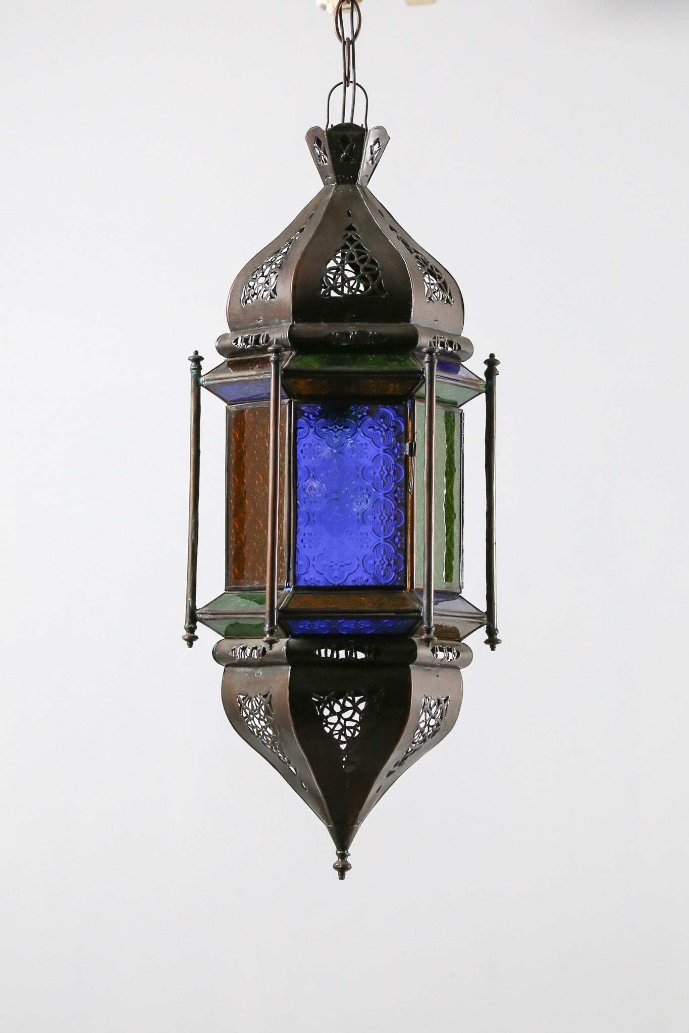 Moroccan Style Stained Glass Lantern / モロッカンスタイル ステンドグラス ランタン