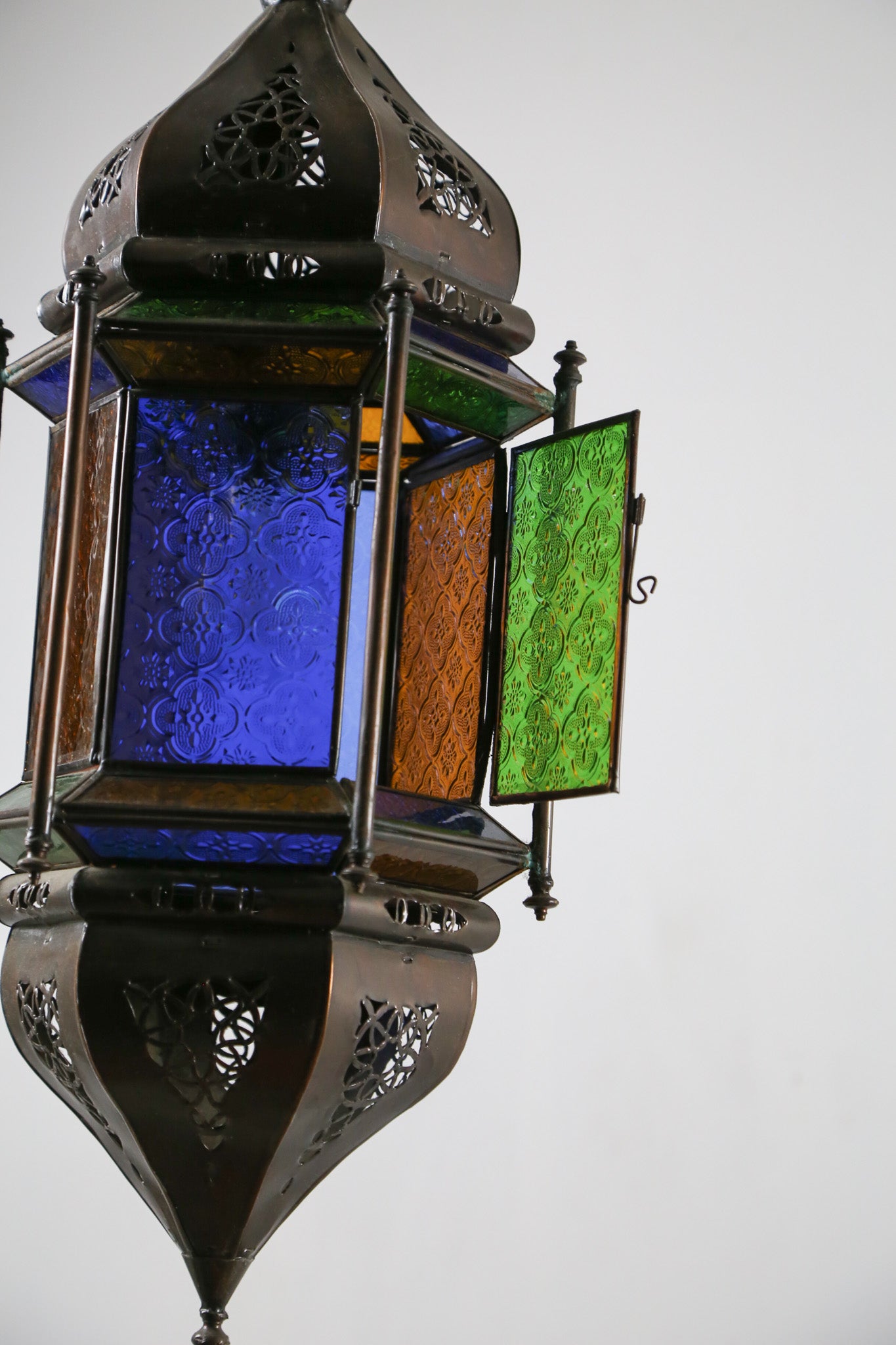 Moroccan Style Stained Glass Lantern / モロッカンスタイル ステンドグラス ランタン