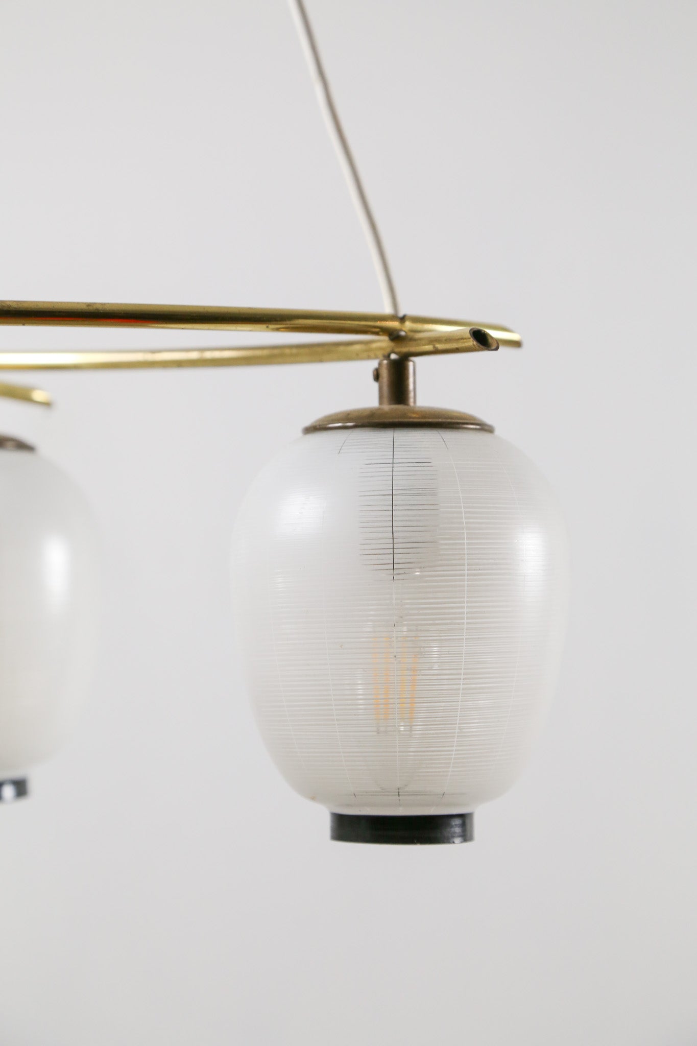 Glass 3-Light Pendant Lamp / ガラス 3灯 ペンダントランプ