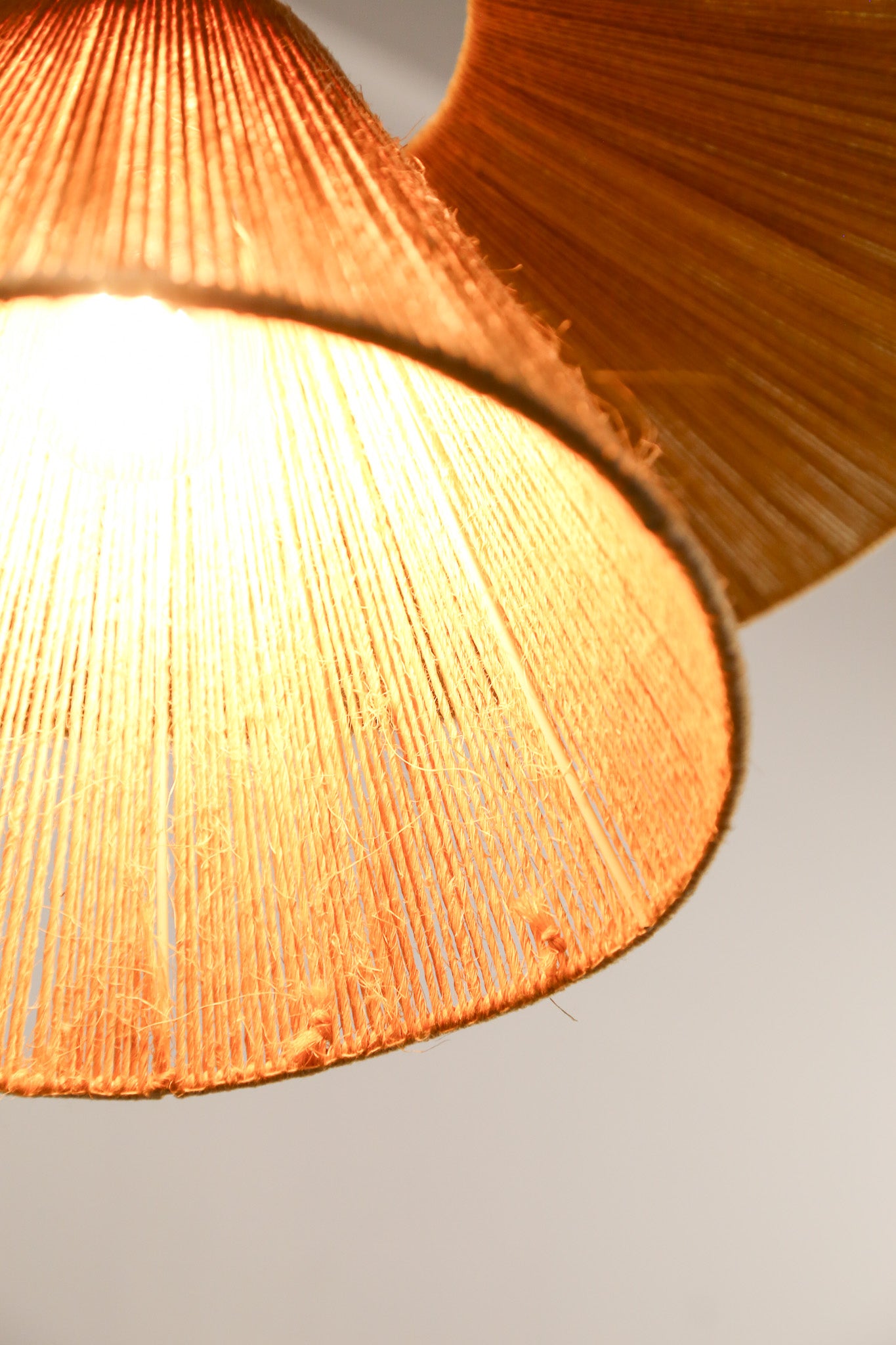 Teak and Sisal Rope Pendant Light / チーク＆サイザルロープ ペンダントライト