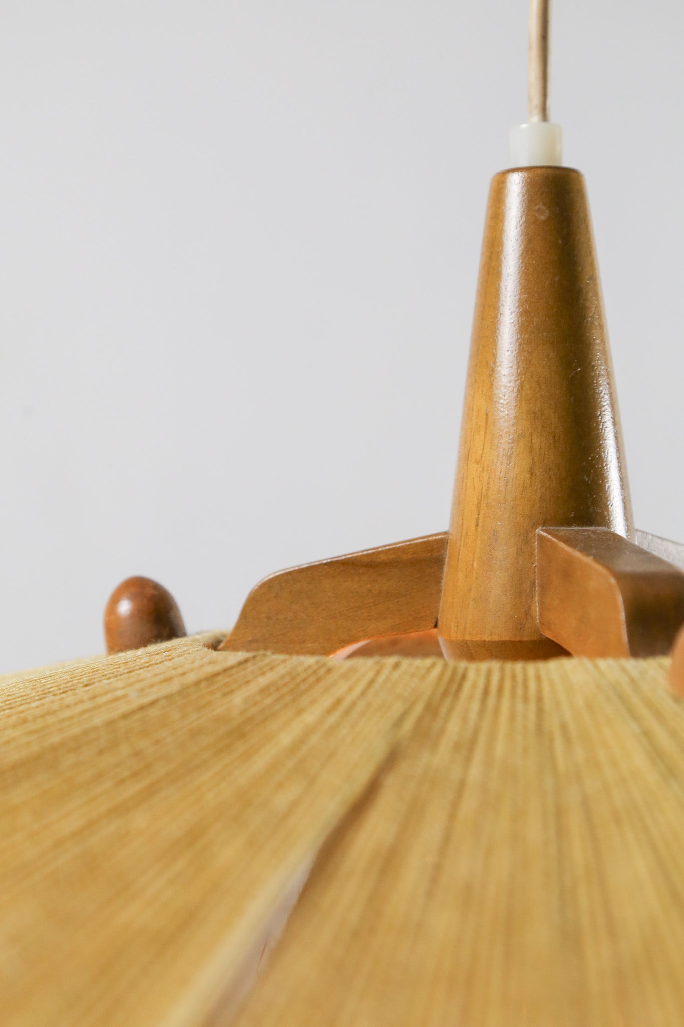 Teak and Sisal Rope Pendant Light / チーク＆サイザルロープ ペンダントライト