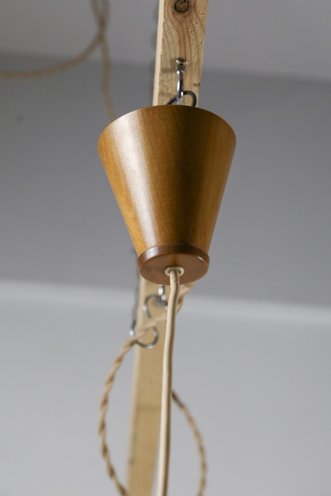 Teak and Sisal Rope Pendant Light / チーク＆サイザルロープ ペンダントライト