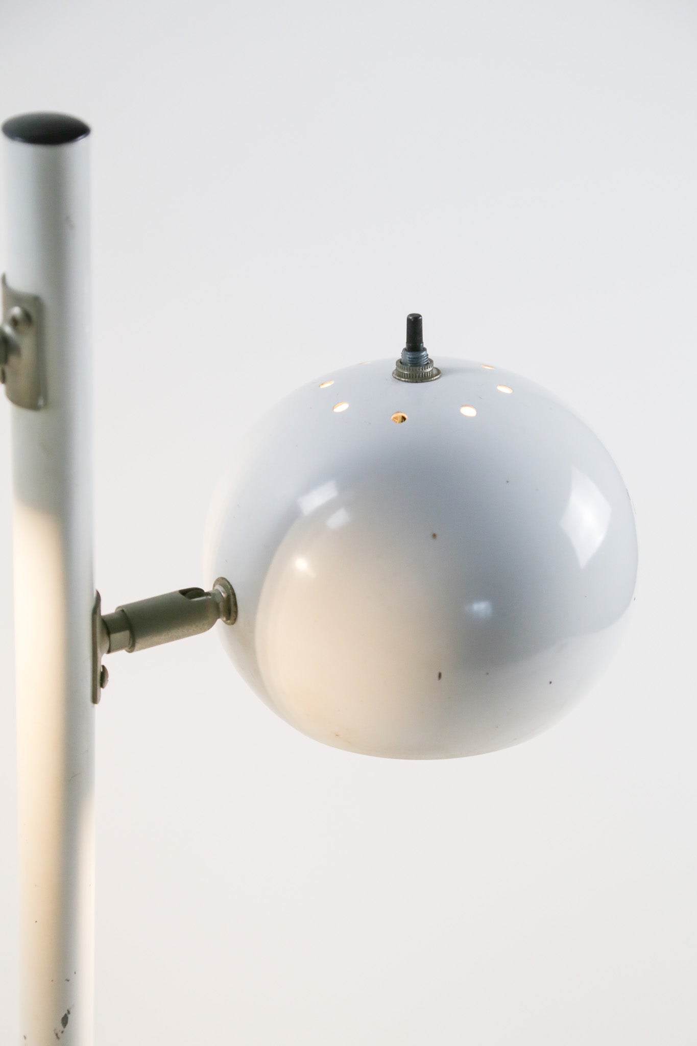 White Twin Head Desk Lamp / 白 2灯 デスクライト