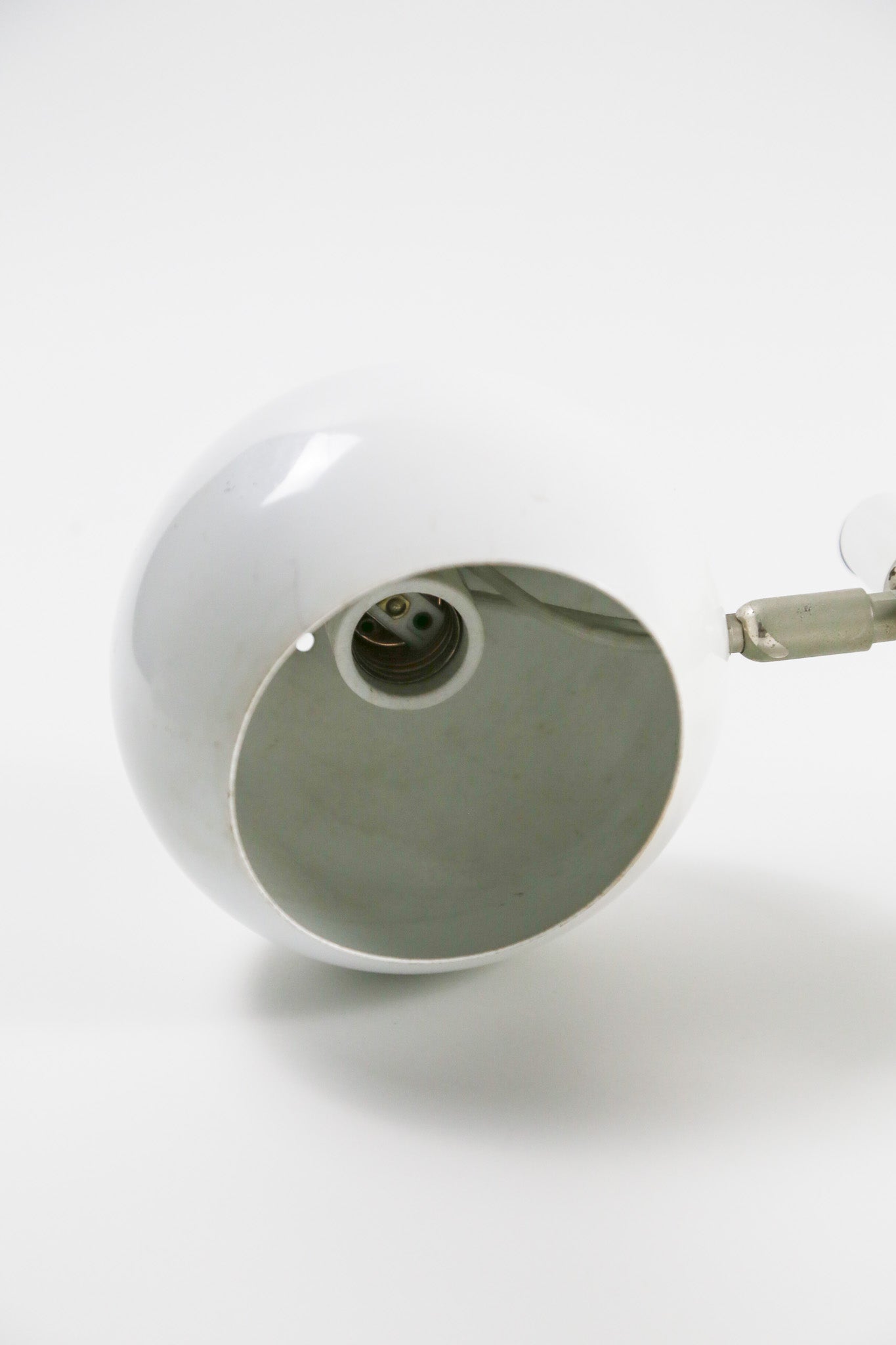 White Twin Head Desk Lamp / 白 2灯 デスクライト