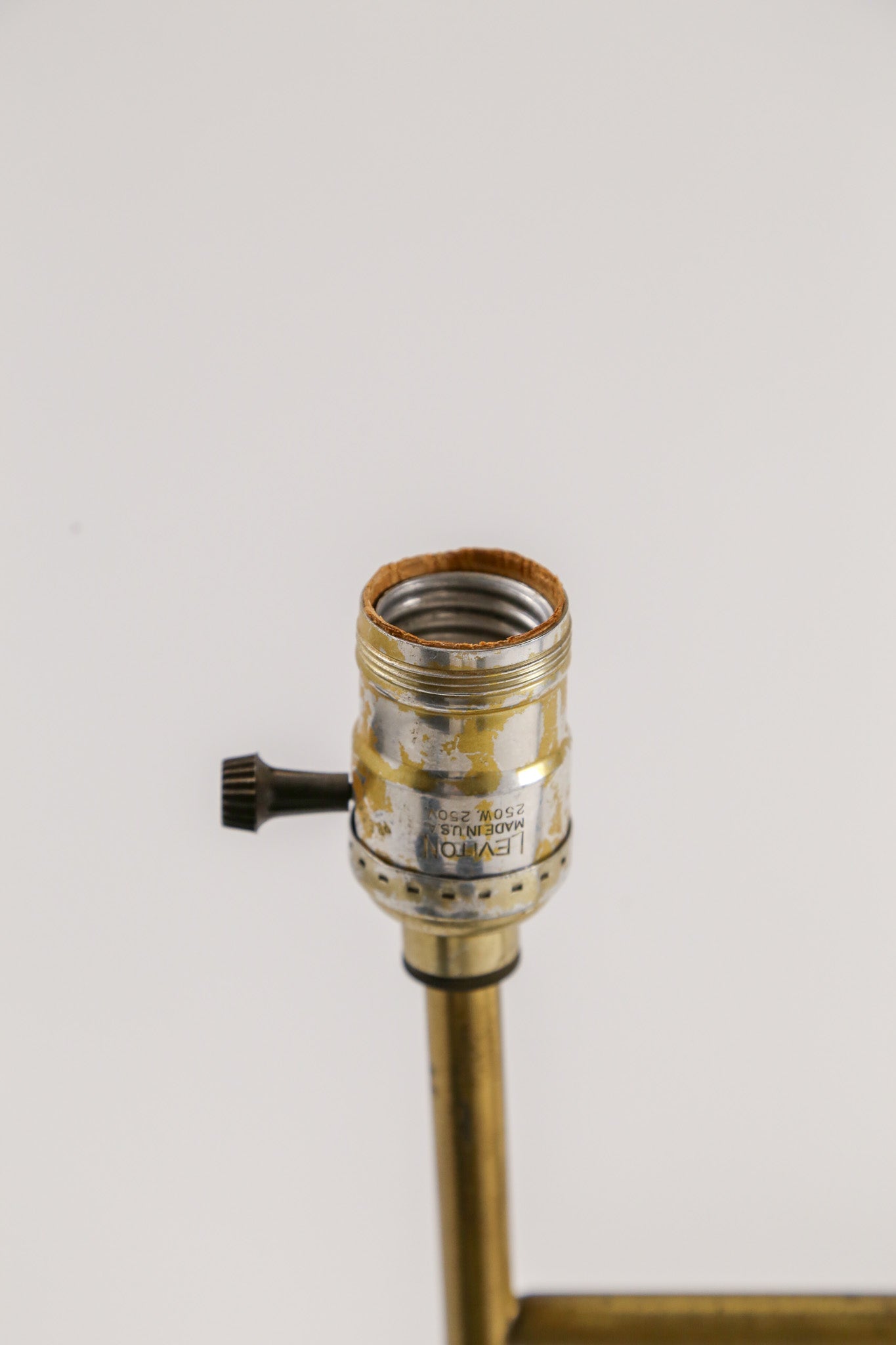 Double Arm Table Lamp with Blue Silk Shades / ブルーシルクシェード ダブルアームテーブルランプ