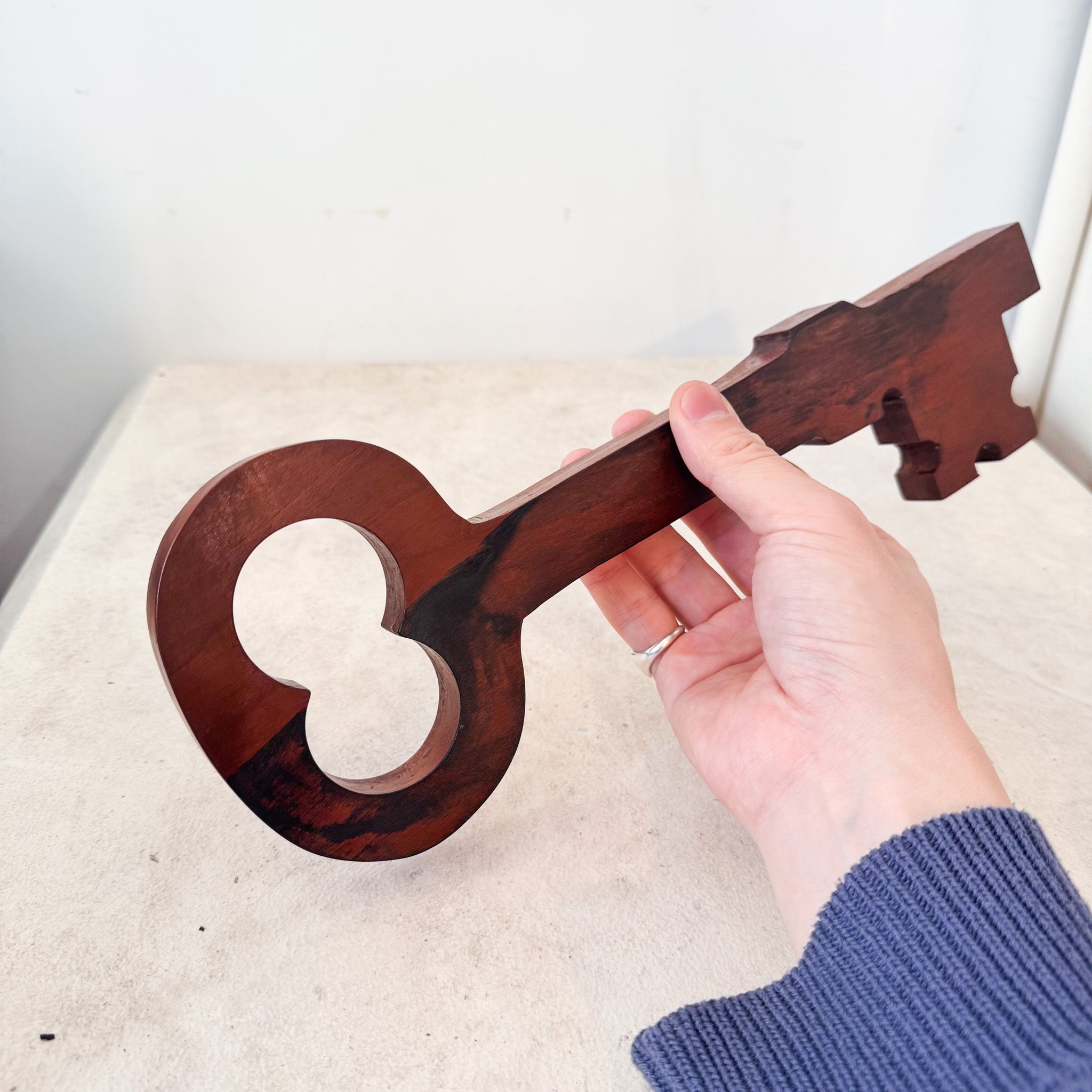 Wooden Key Object / 木製鍵のオブジェ