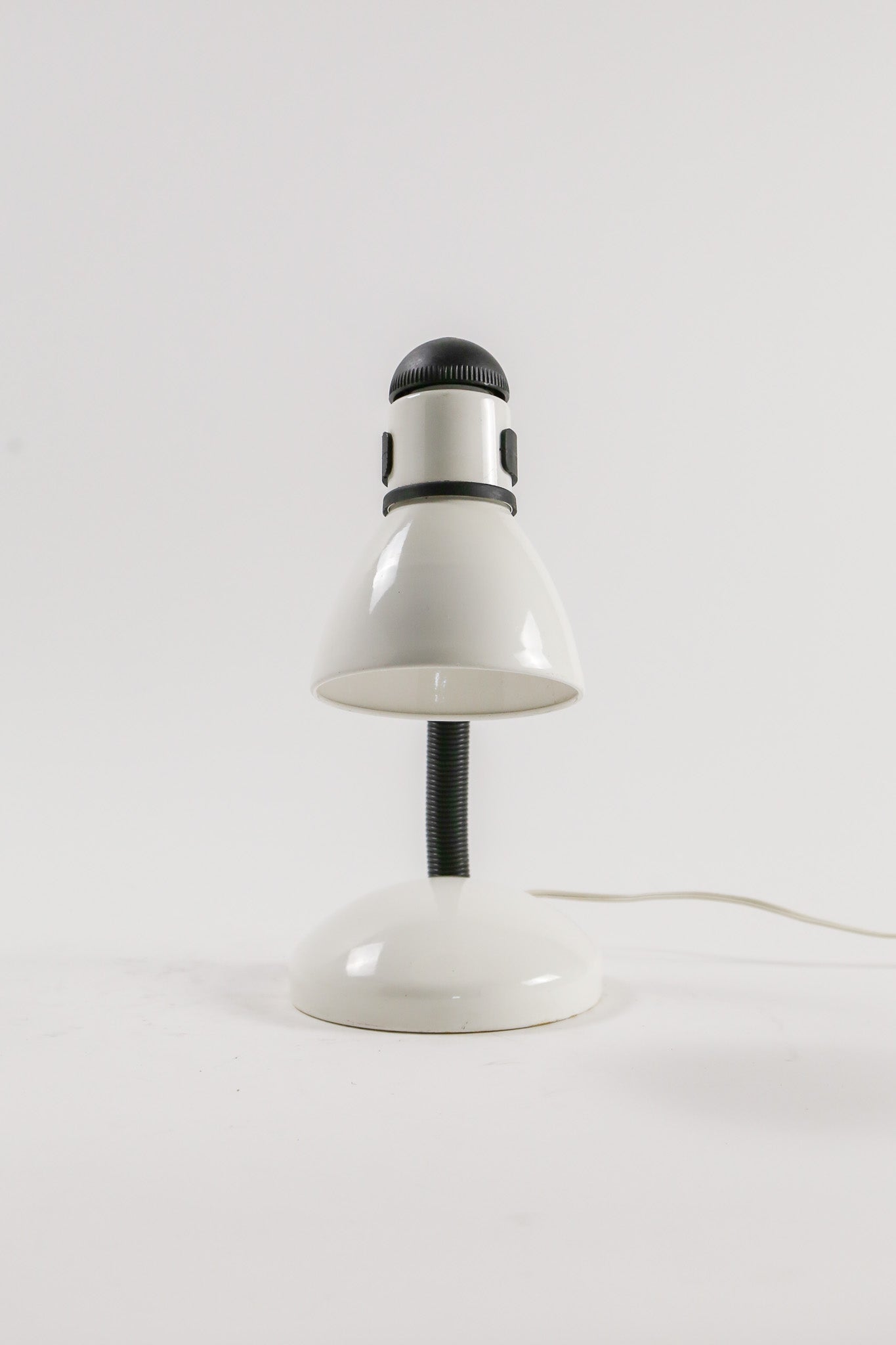 White & Black Gooseneck Desk Lamp / 白×黒 グースネックライト