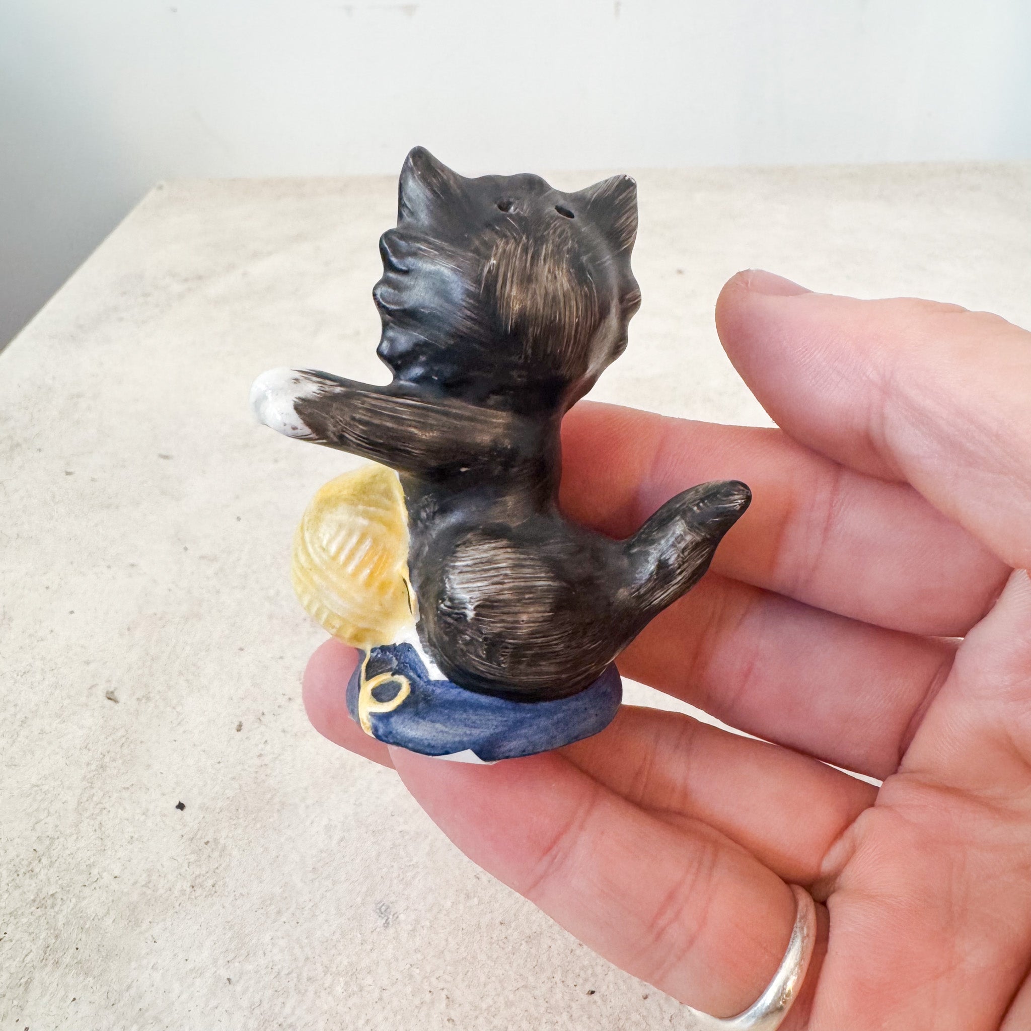 Ceramic Cat S&P Shaker / 陶器製猫のソルト&ペッパー
