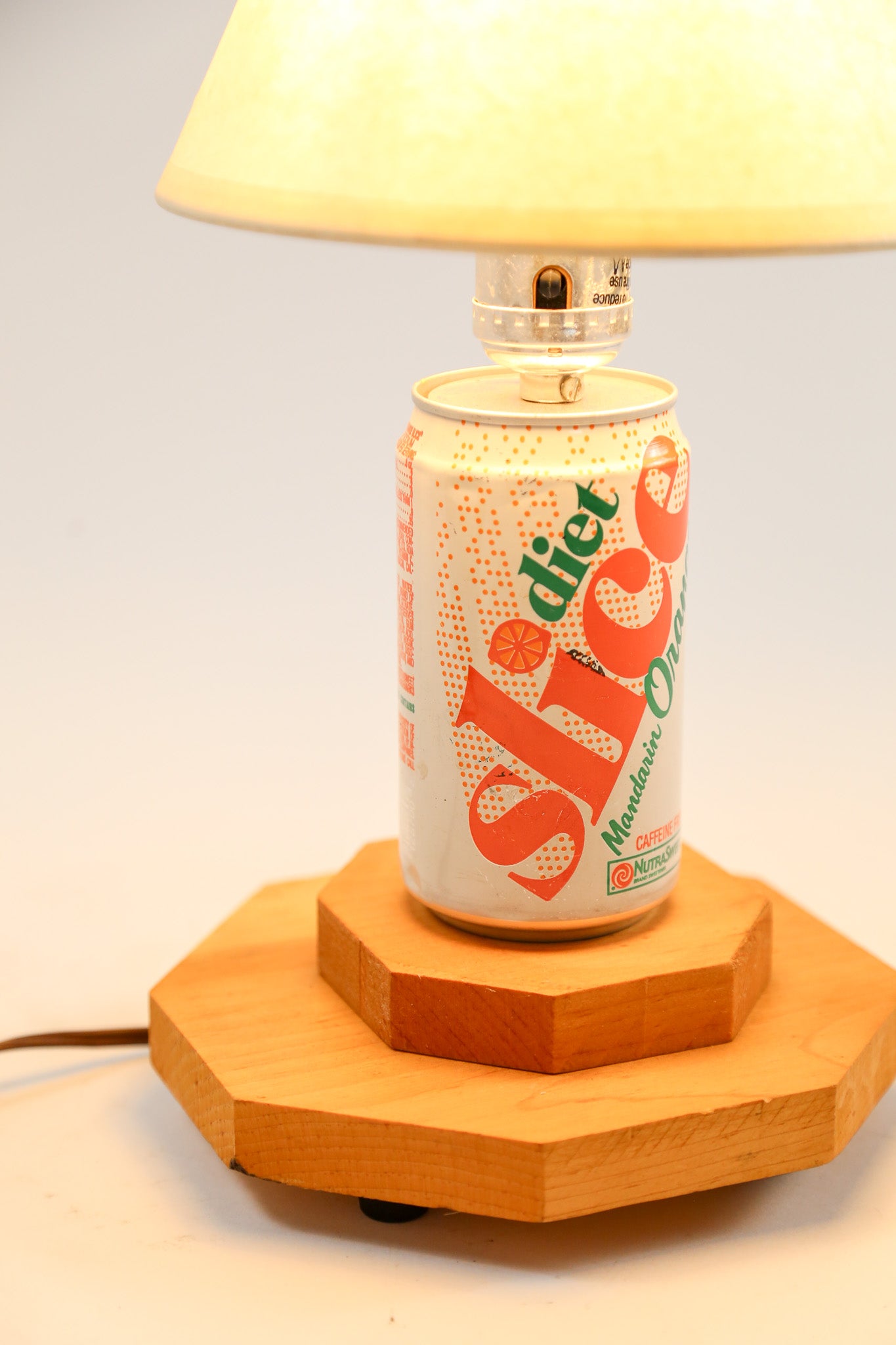 Juice Can × Wood Desk Light / ジュース缶×木製 デスクライト