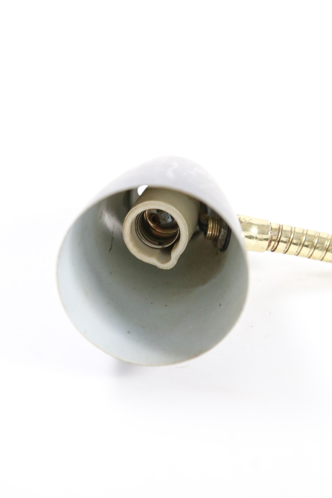 Black & Gold Gooseneck Desk Lamp / 黒×ゴールド グースネック デスクライト