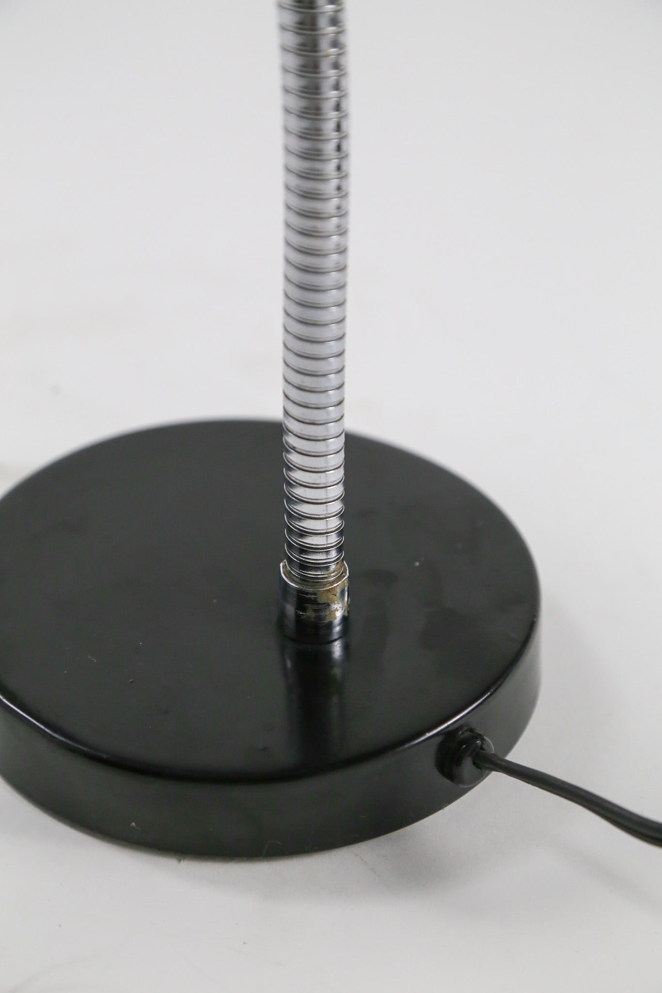 Black & Silver Gooseneck Desk Light / 黒×シルバー グースネックデスクライト