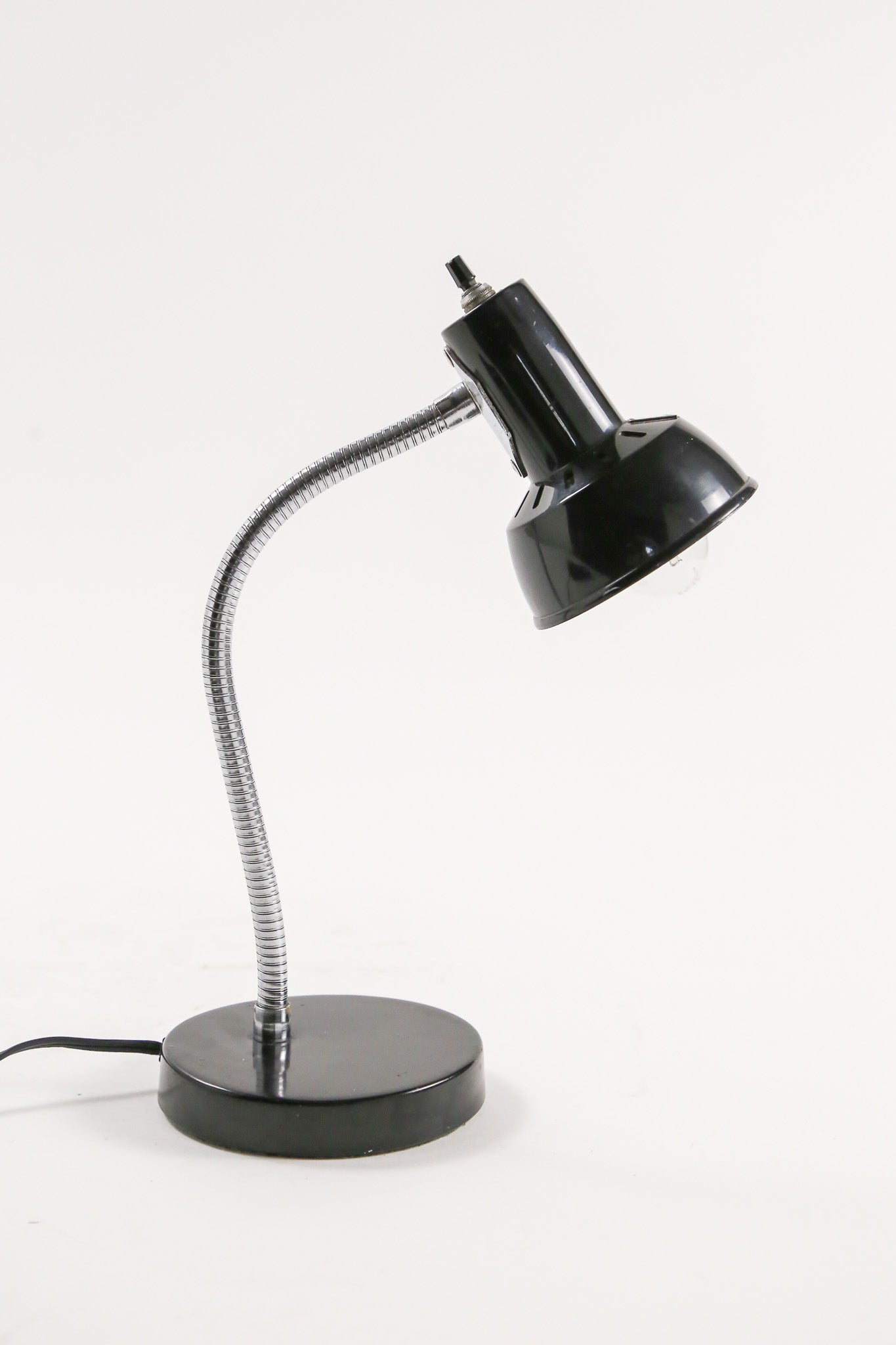 Black & Silver Gooseneck Desk Light / 黒×シルバー グースネックデスクライト