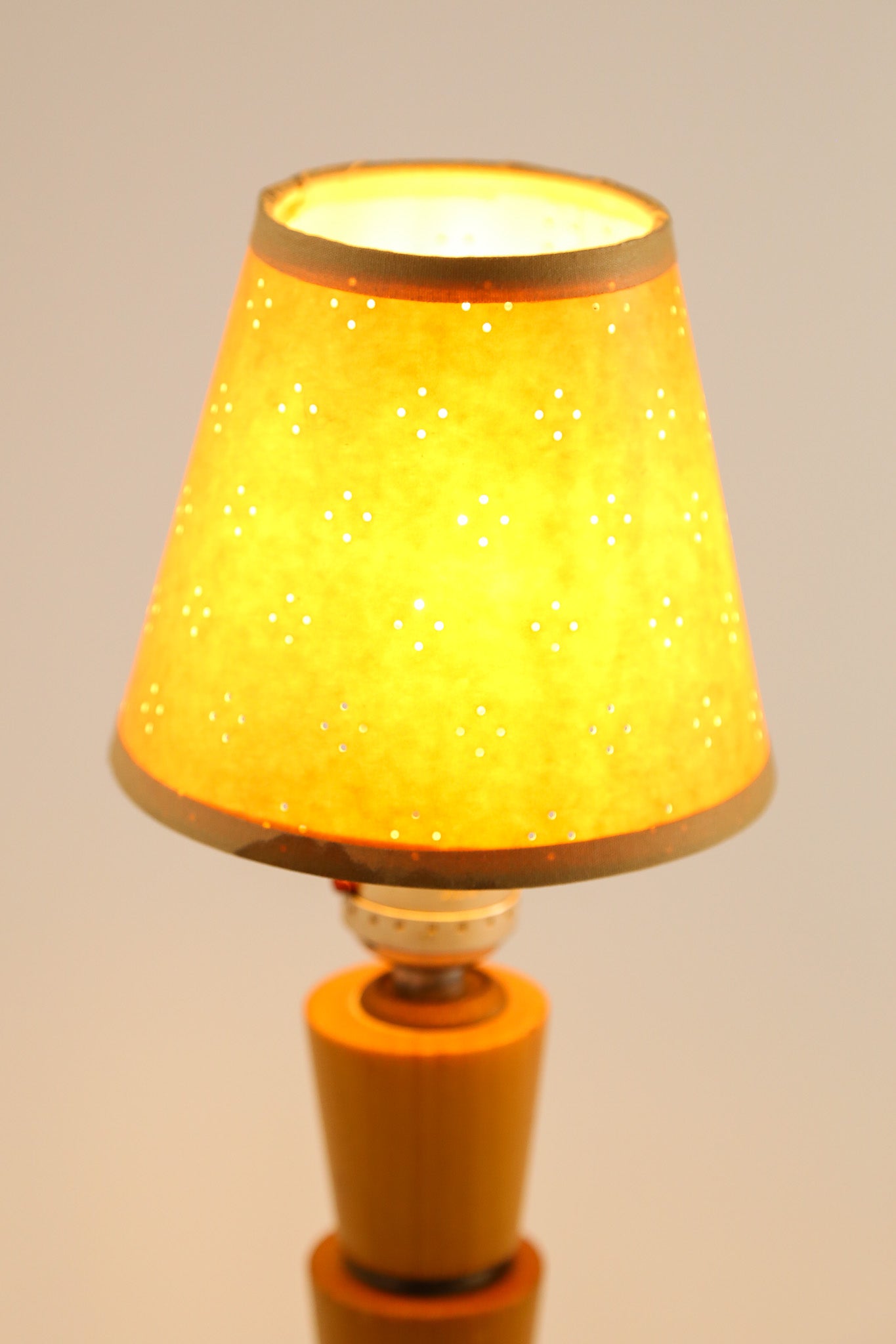 Wood Base & Paper Shade Desk Lamp / 木製ベース×紙シェード デスクライト