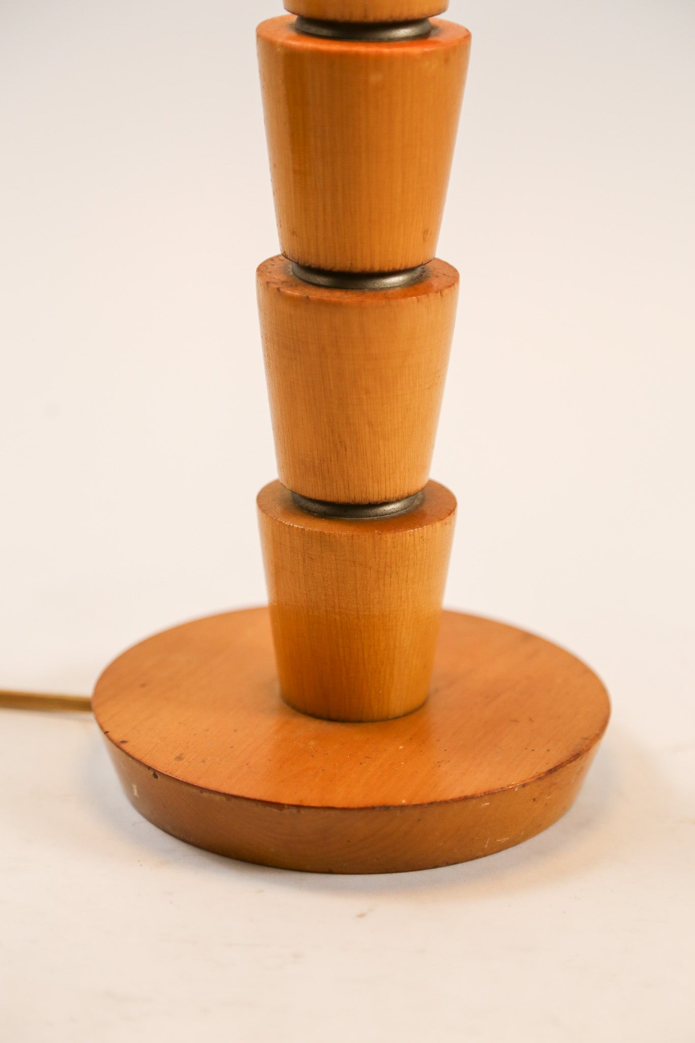 Wood Base & Paper Shade Desk Lamp / 木製ベース×紙シェード デスクライト