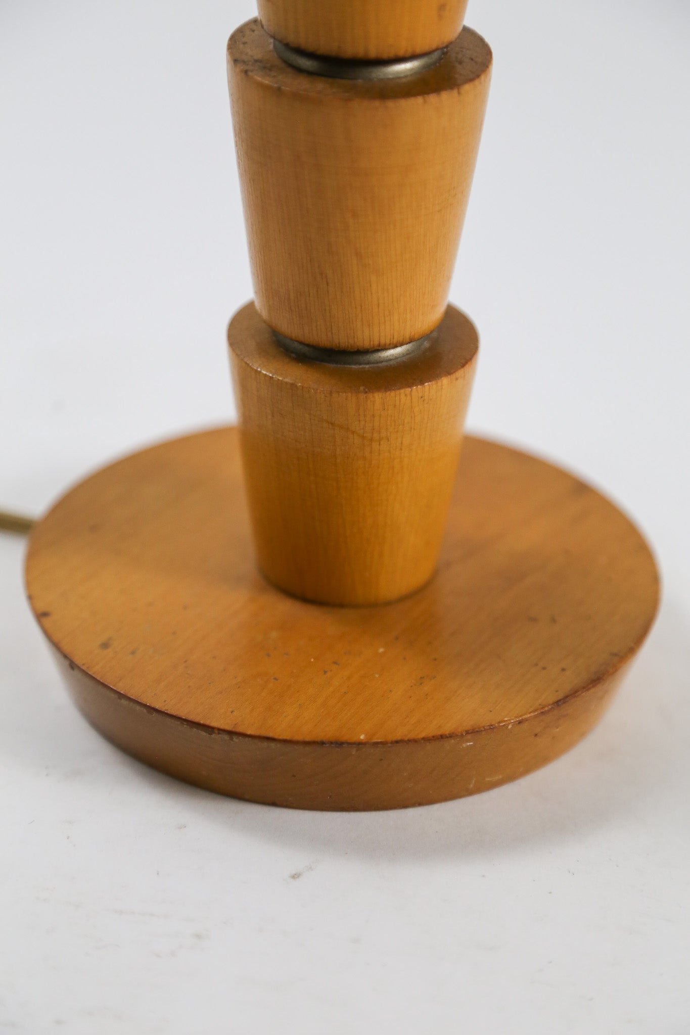 Wood Base & Paper Shade Desk Lamp / 木製ベース×紙シェード デスクライト