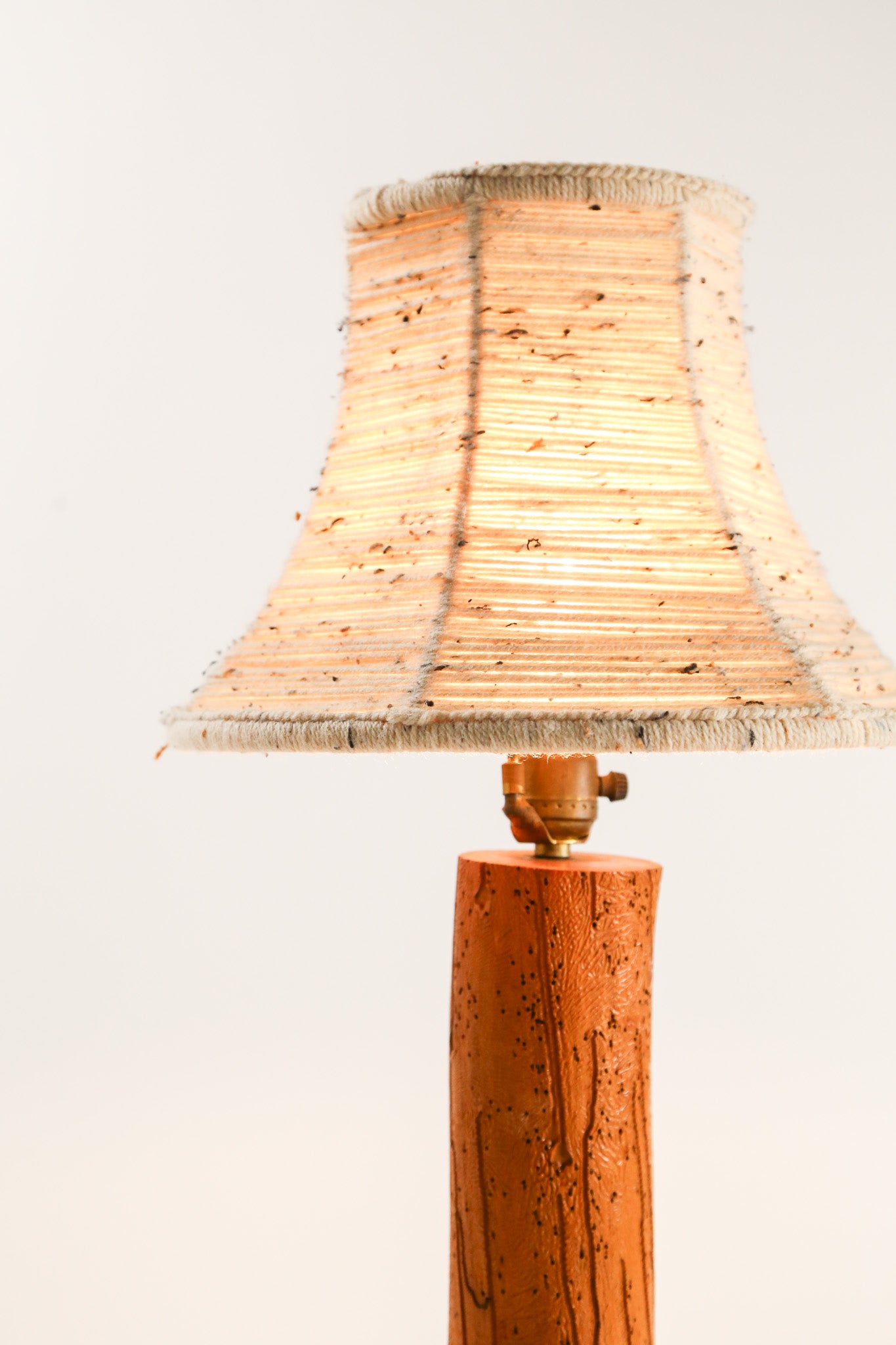 Wood, Resin and Fabric Shade Desk Light / 木×樹脂×布シェード デスクライト