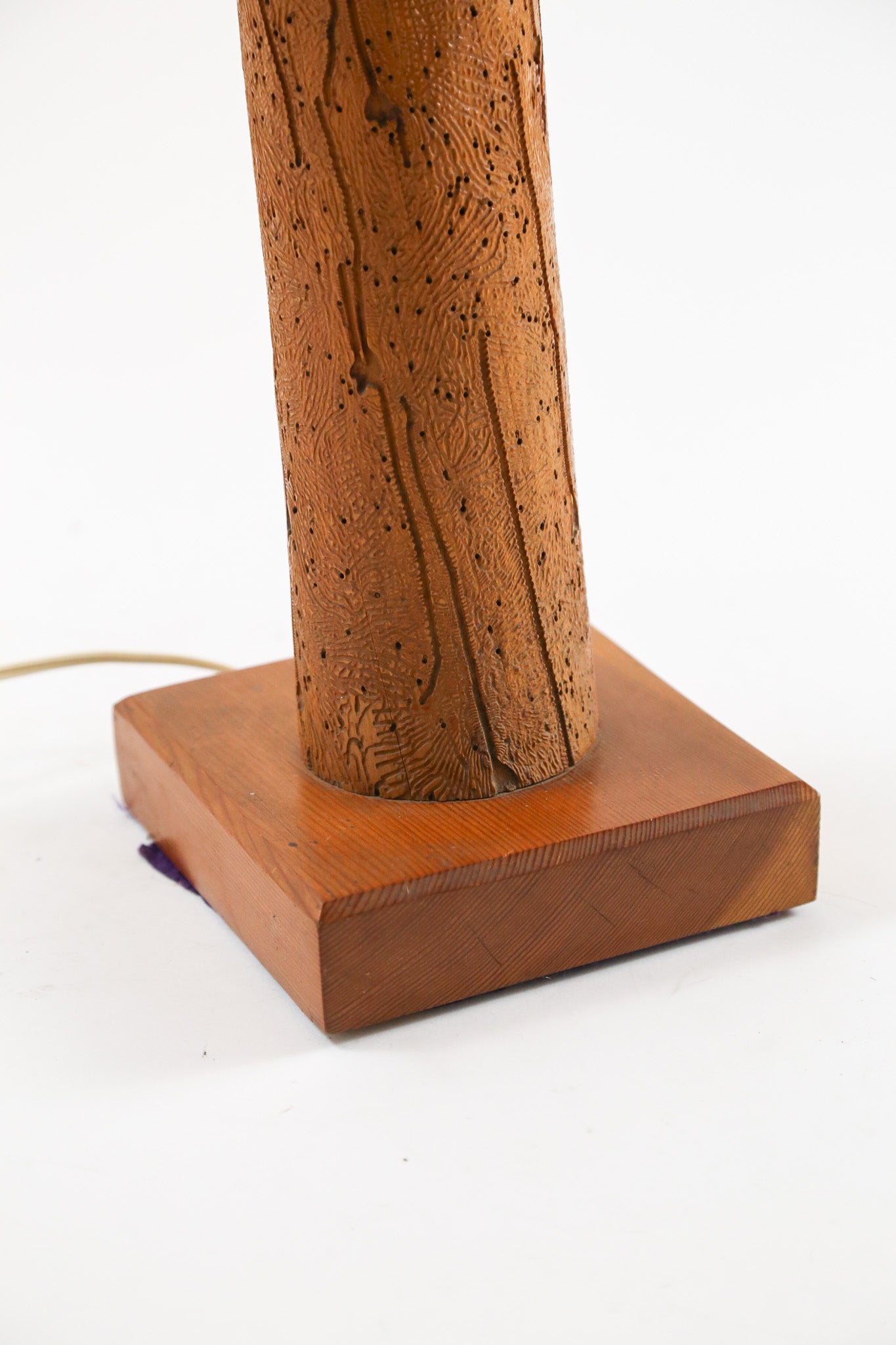 Wood, Resin and Fabric Shade Desk Light / 木×樹脂×布シェード デスクライト