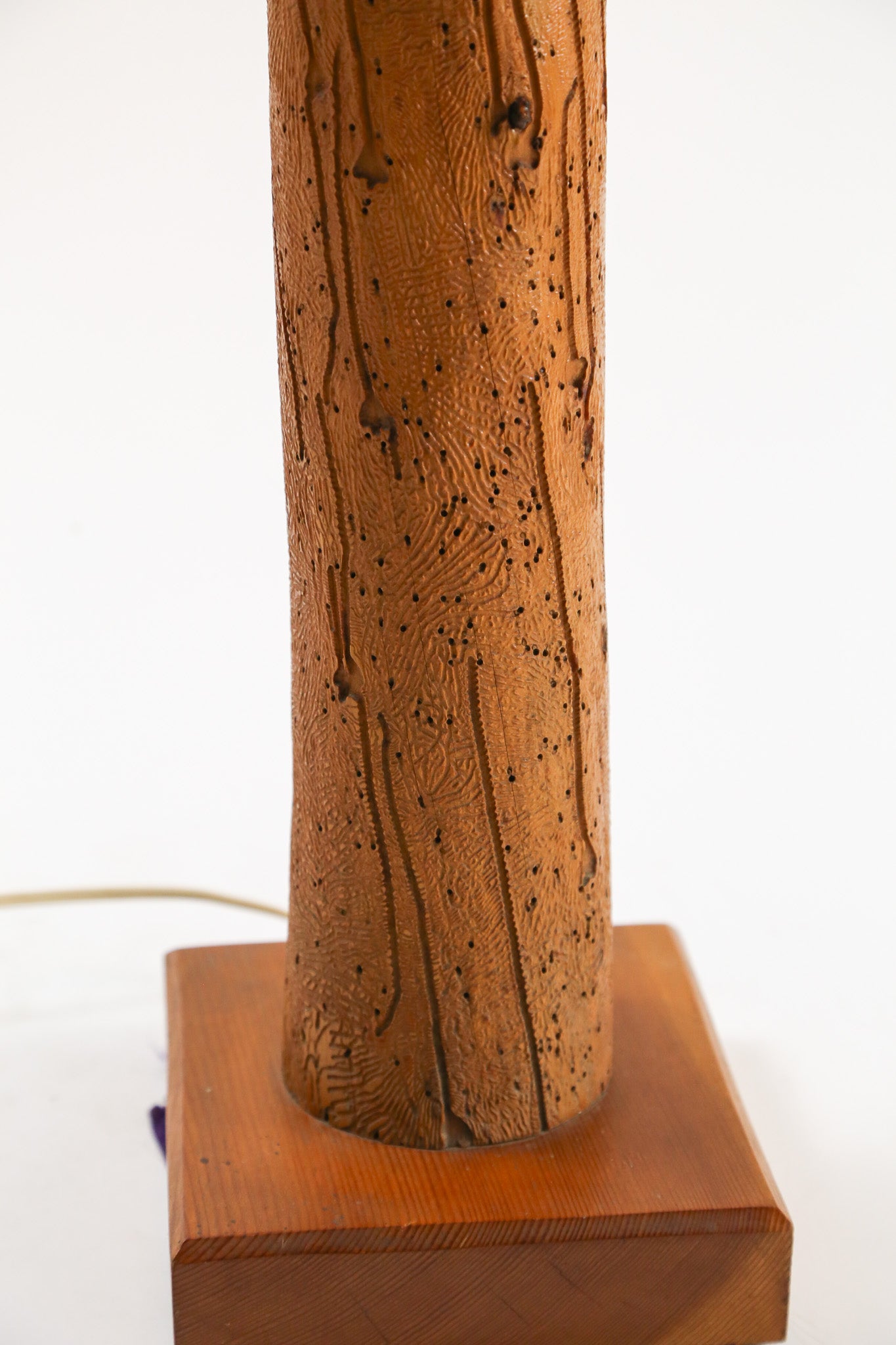 Wood, Resin and Fabric Shade Desk Light / 木×樹脂×布シェード デスクライト