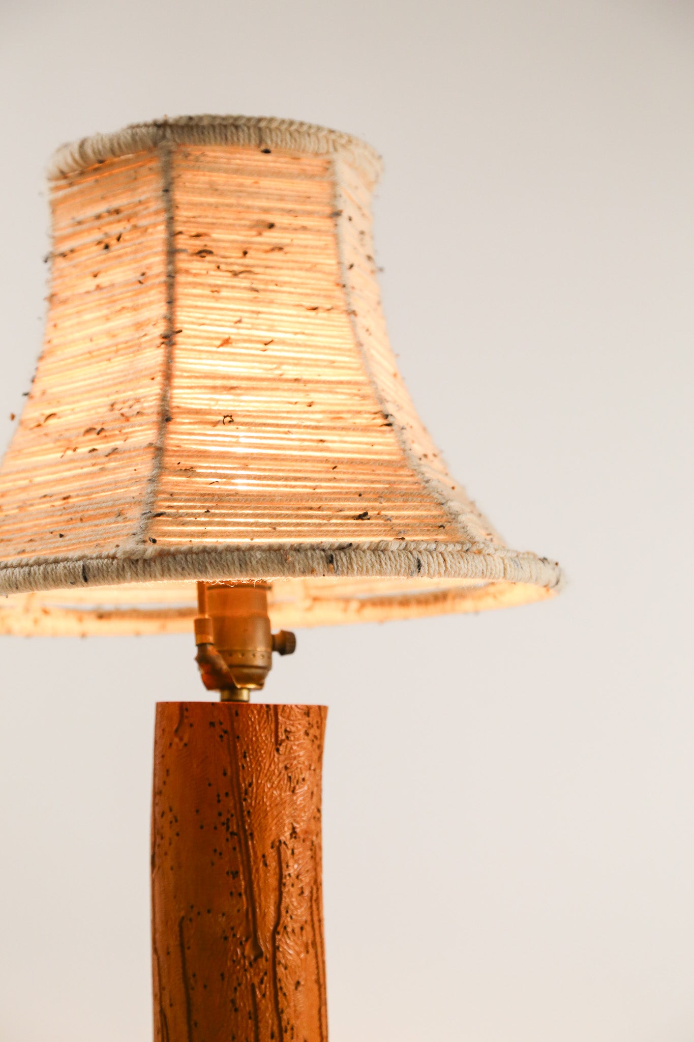 Wood, Resin and Fabric Shade Desk Light / 木×樹脂×布シェード デスクライト