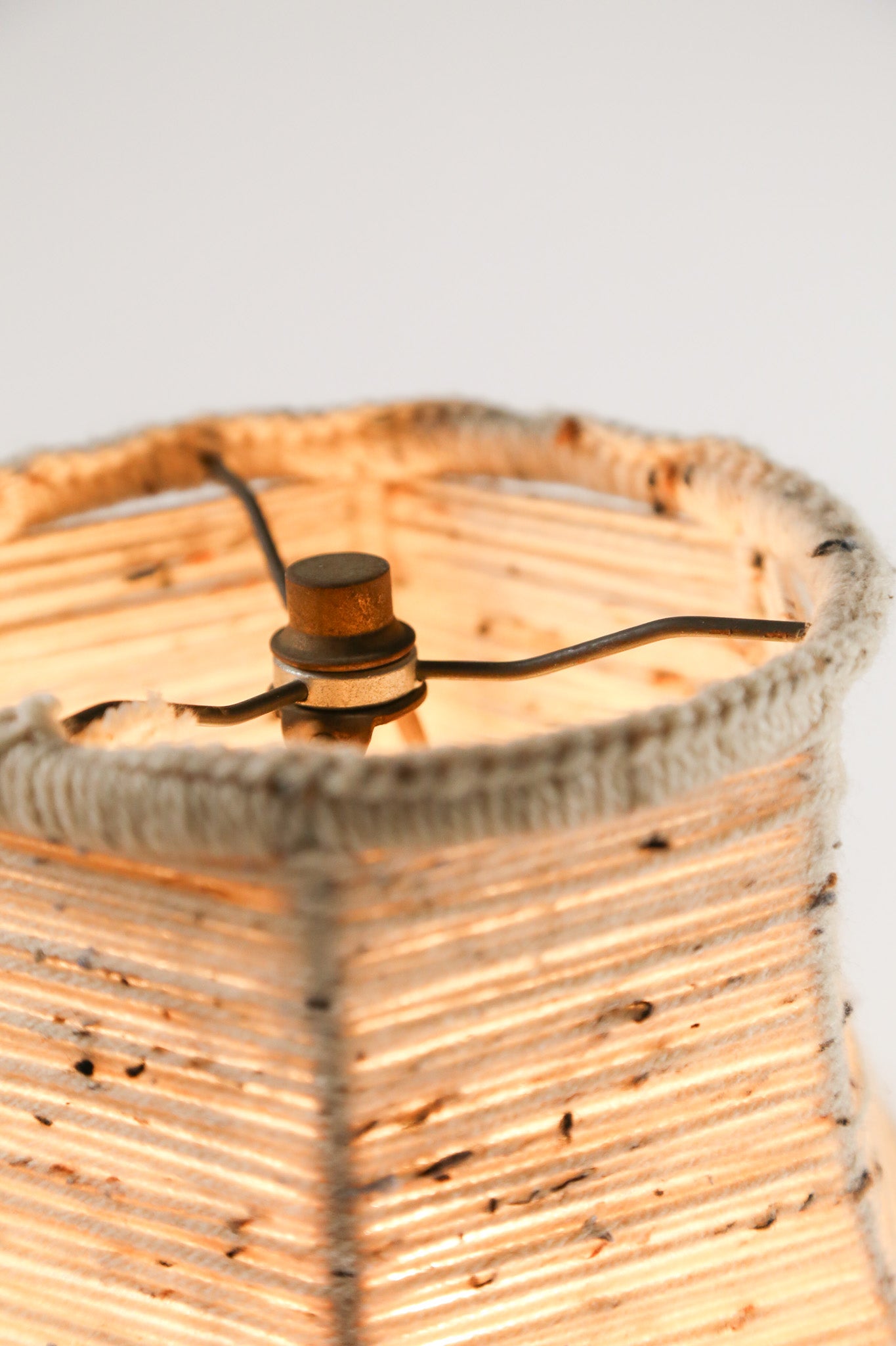 Wood, Resin and Fabric Shade Desk Light / 木×樹脂×布シェード デスクライト