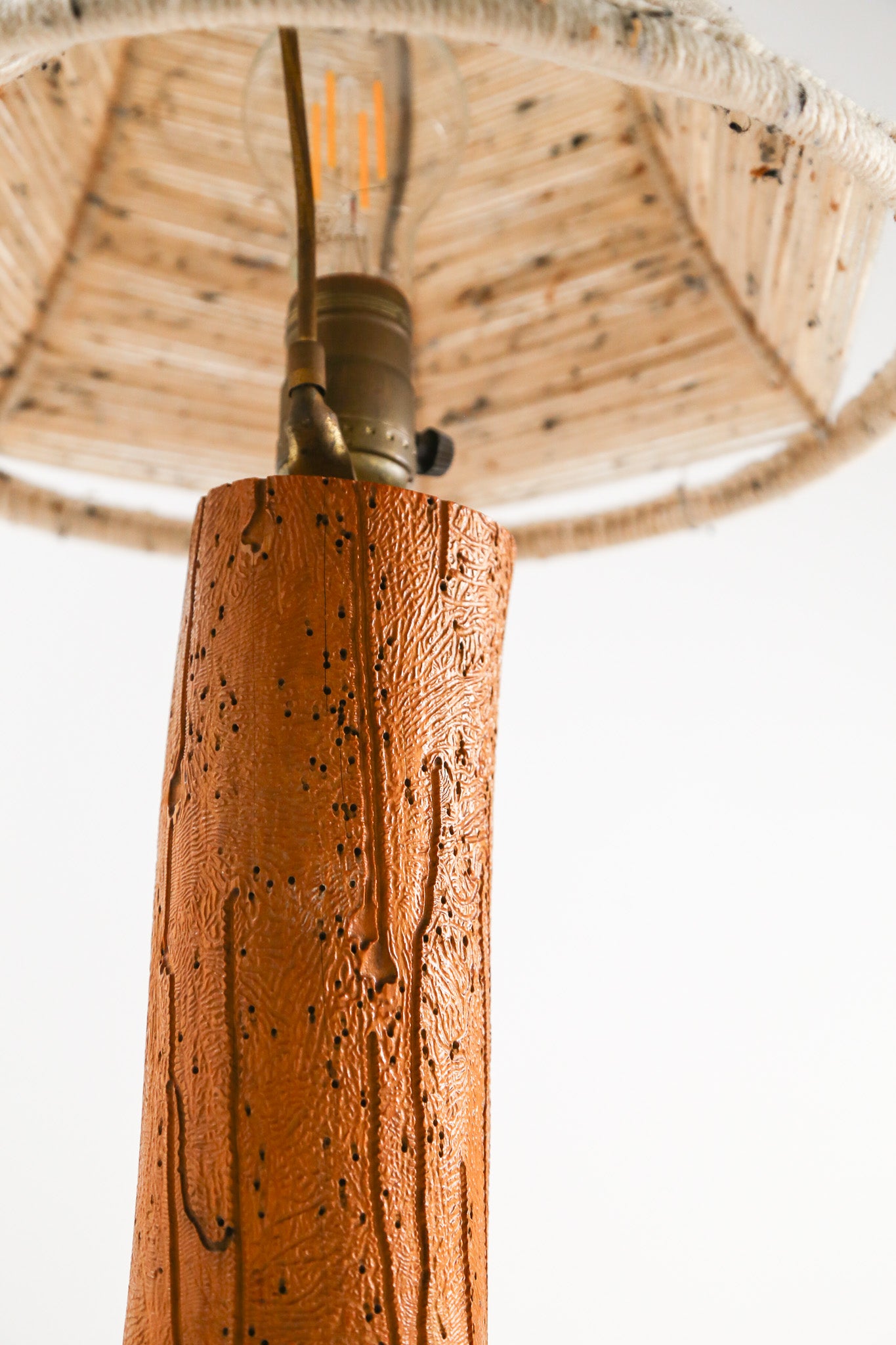 Wood, Resin and Fabric Shade Desk Light / 木×樹脂×布シェード デスクライト