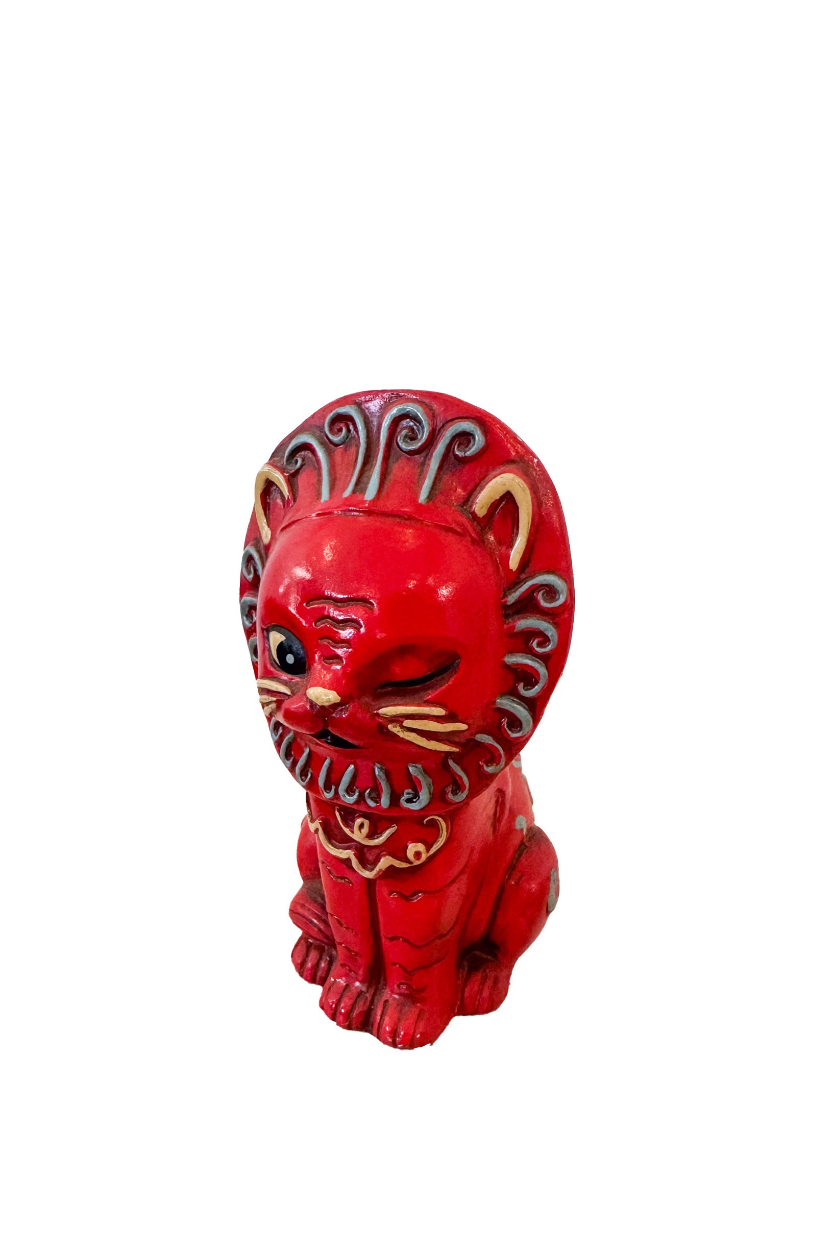 Ceramic Lion Bank / 陶器製ライオンの貯金箱