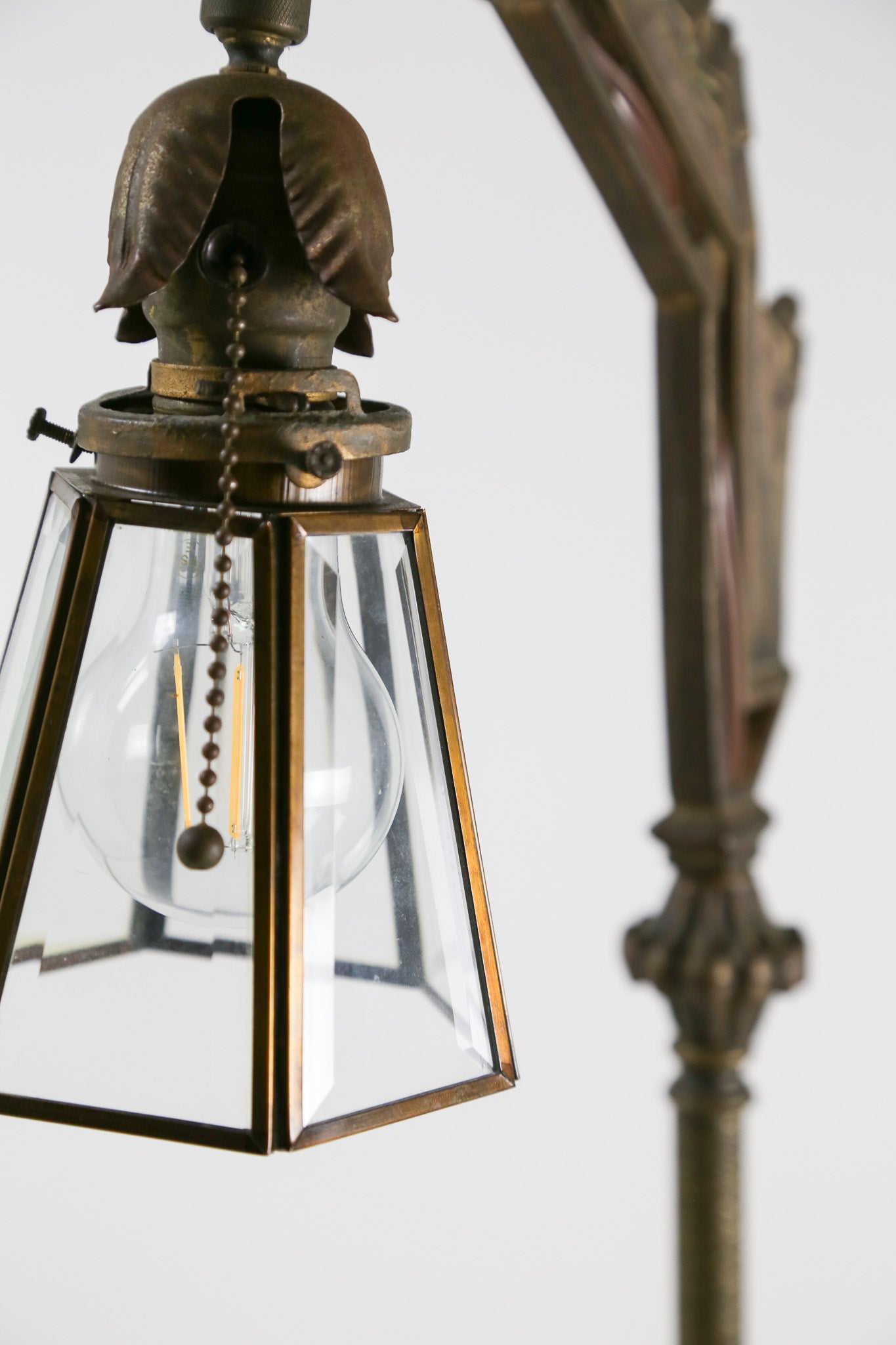 Antique Bridge Floor Lamp / アンティーク ブリッジフロアランプ