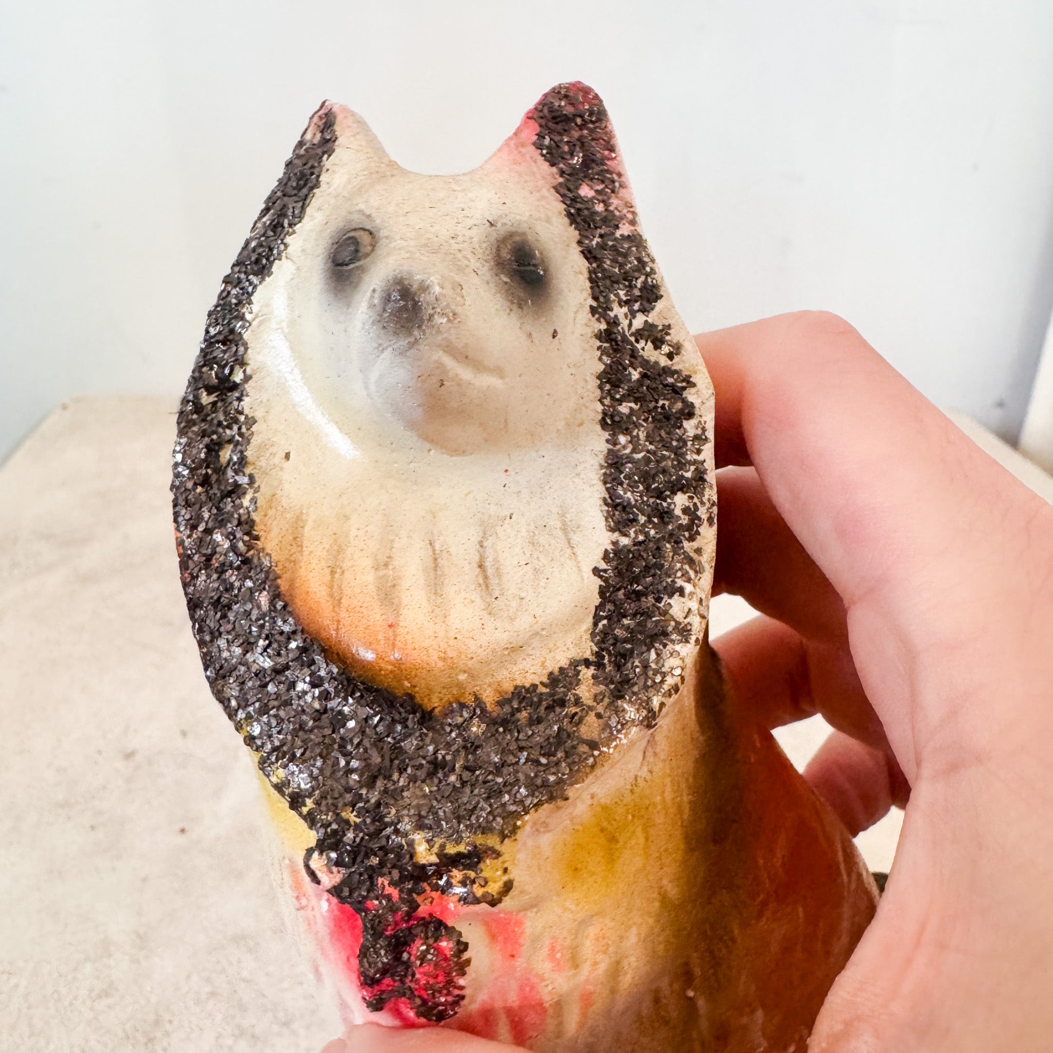 Chalkware Dog Figurine / チョークドックフィギュア