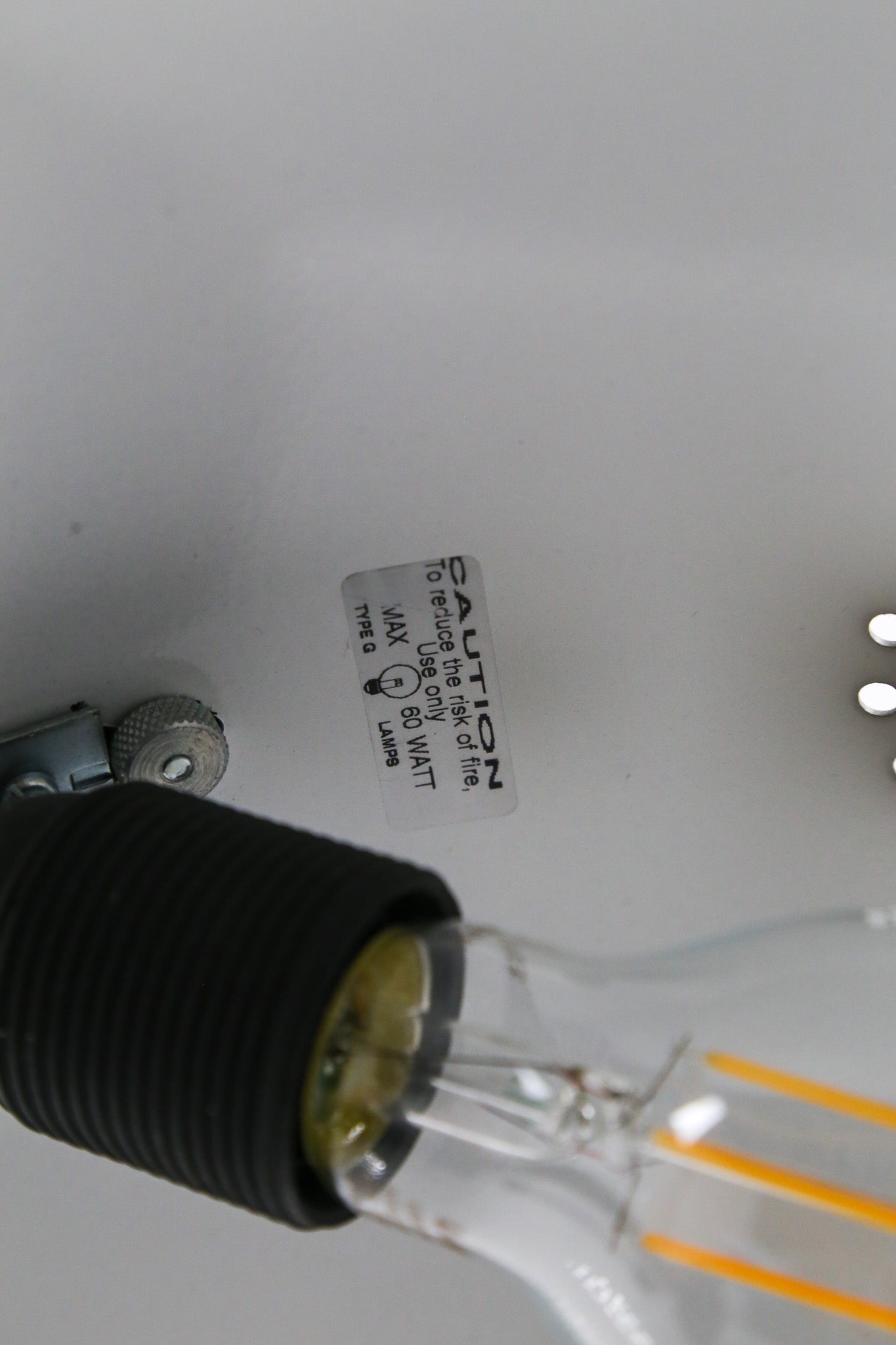 Black Metal Desk Light / 黒メタル デスクライト