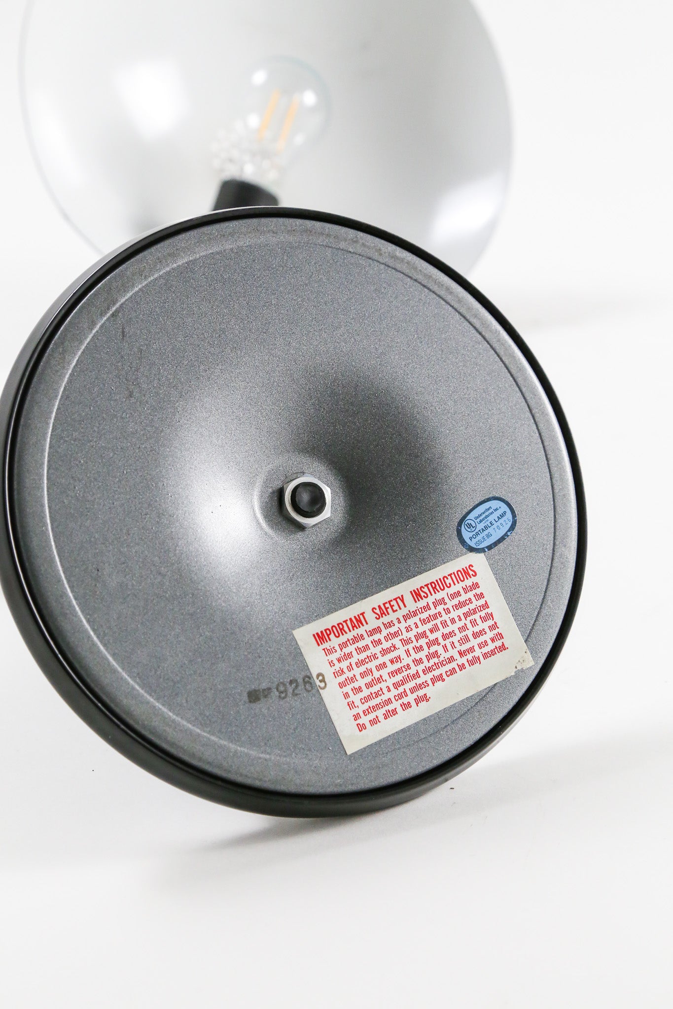 Black Metal Desk Light / 黒メタル デスクライト