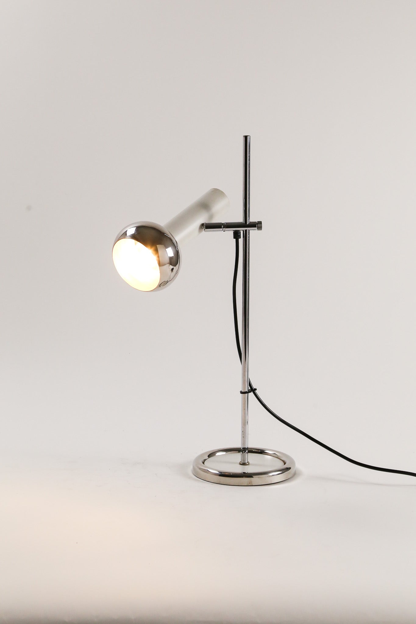 White x Silver Vintage Desk Light / 白×シルバー デスクライト