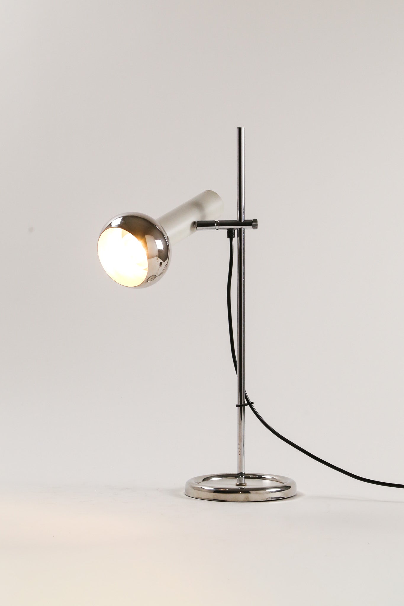 White x Silver Vintage Desk Light / 白×シルバー デスクライト