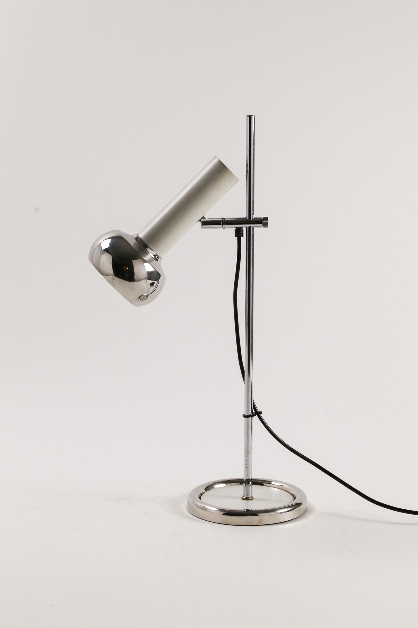 White x Silver Vintage Desk Light / 白×シルバー デスクライト