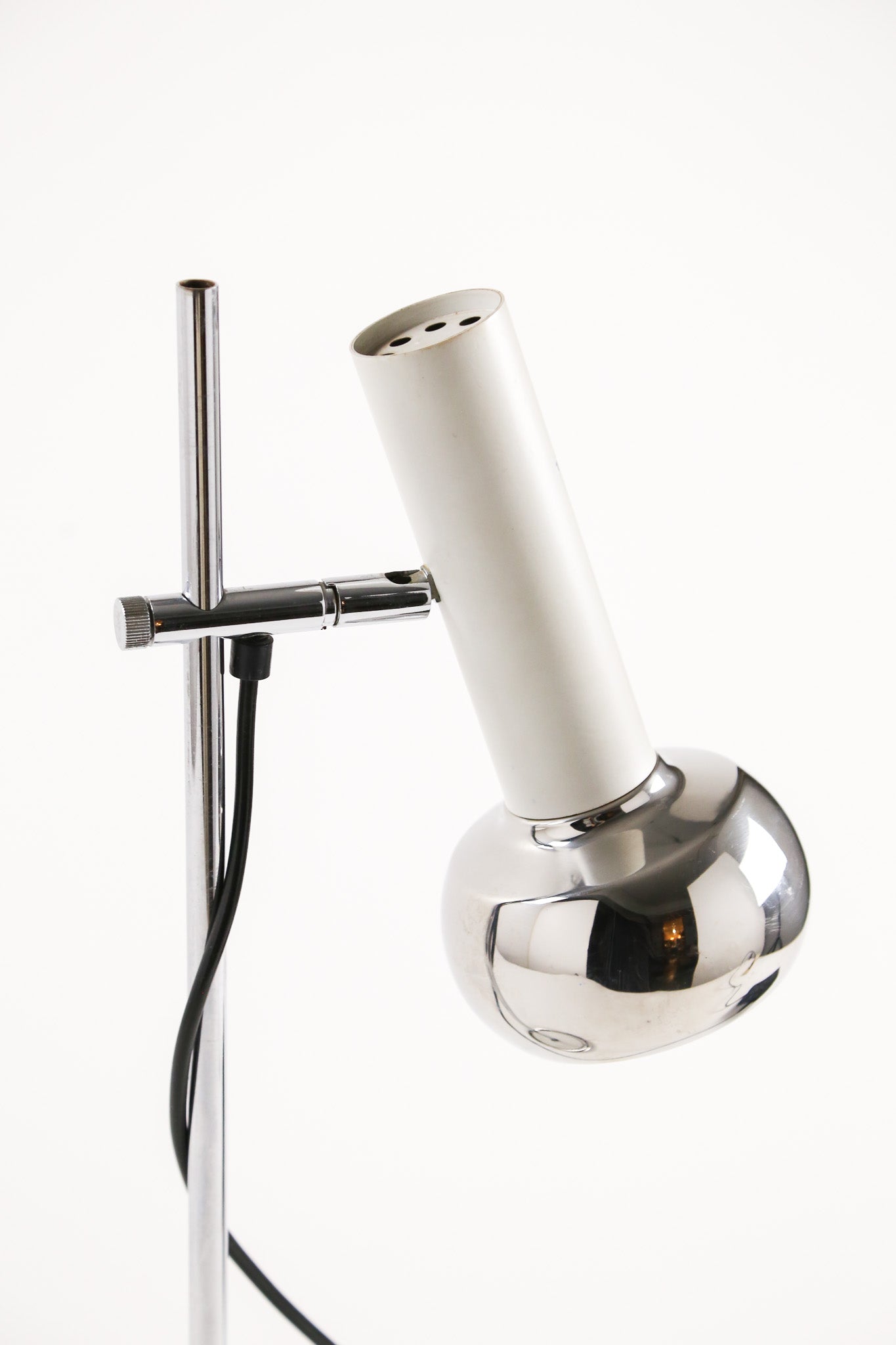 White x Silver Vintage Desk Light / 白×シルバー デスクライト