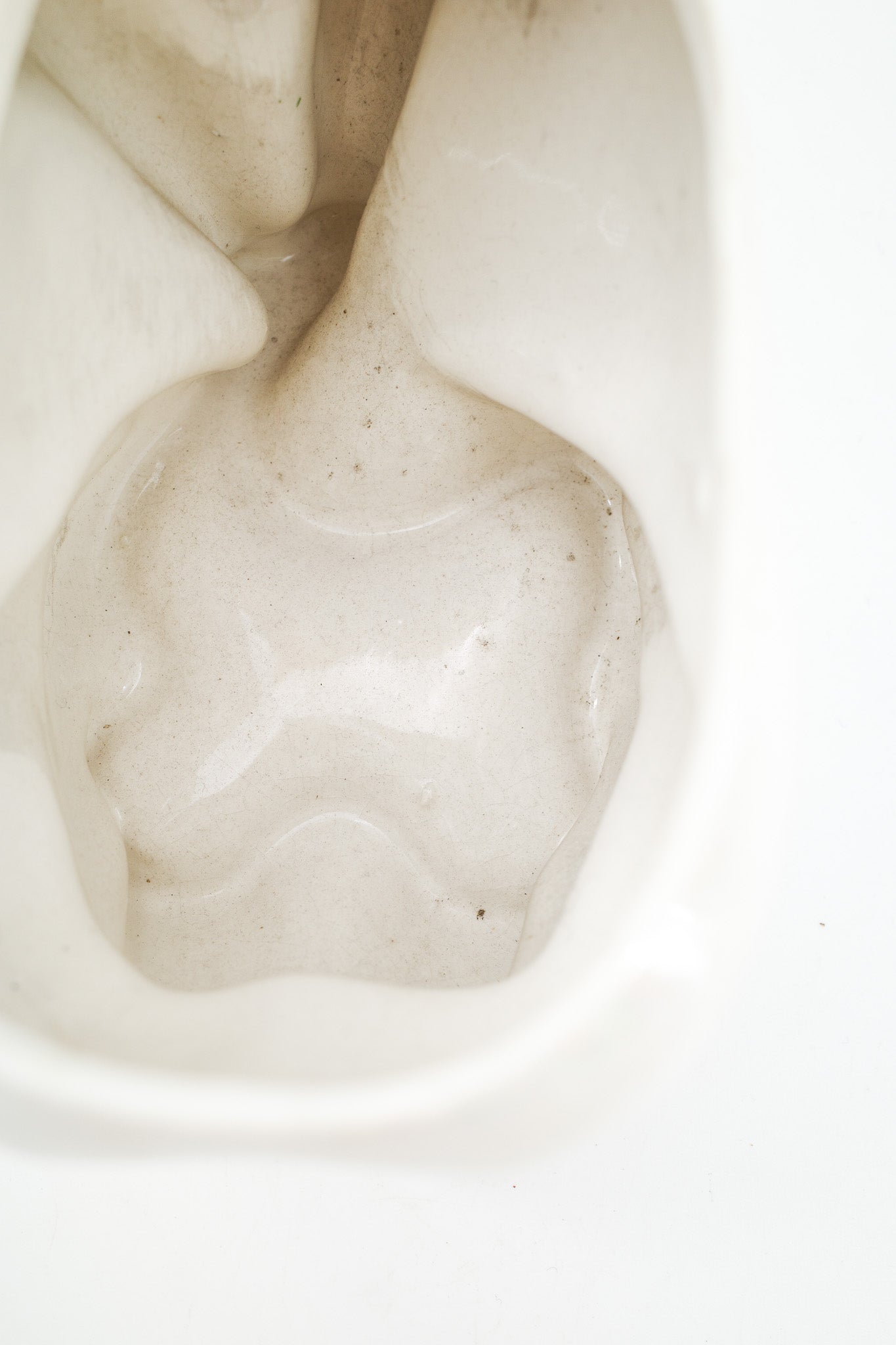 Lefton Iridescent Elf Planter / レフトン 陶器製 エルフのプランター