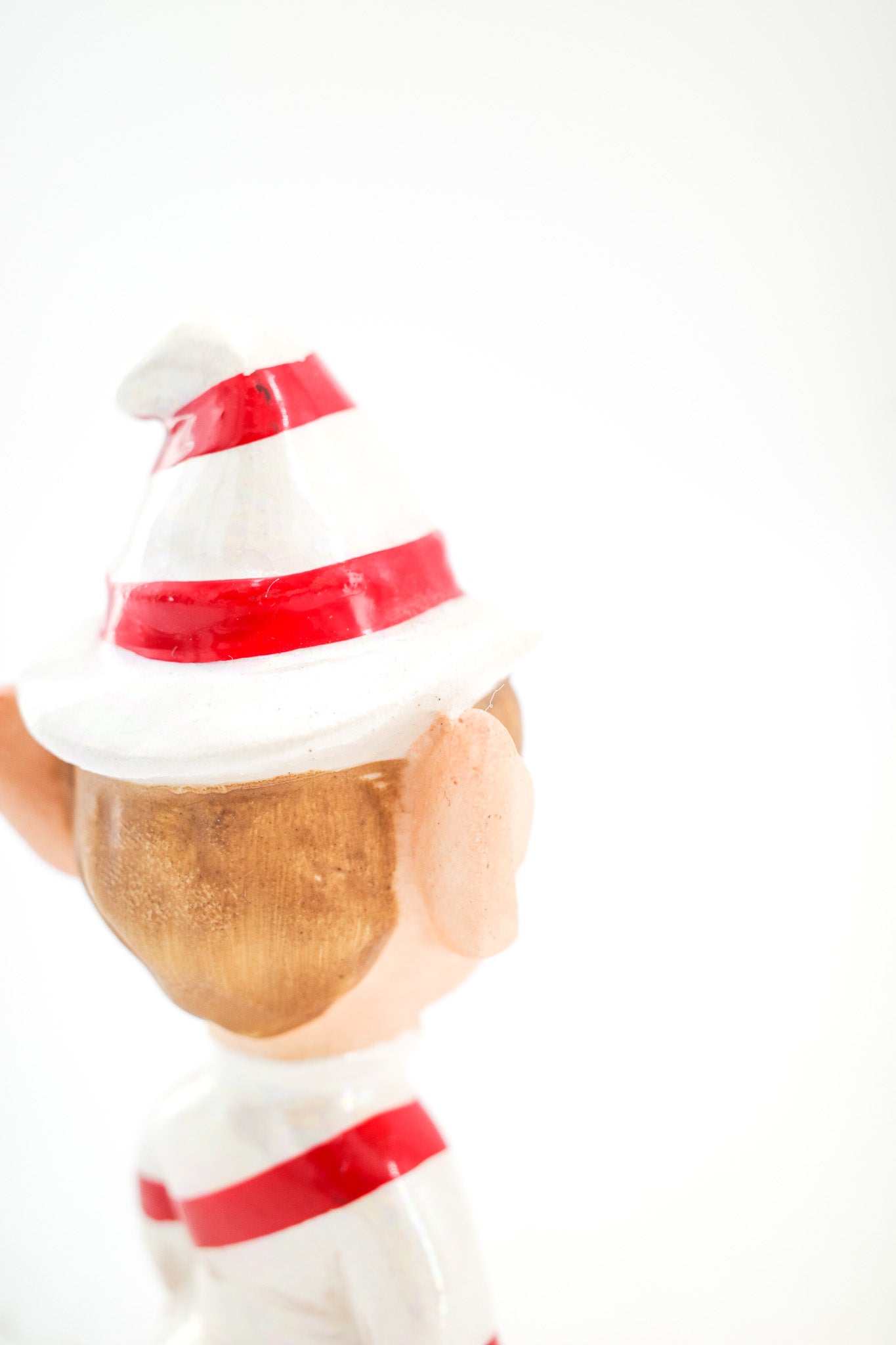 Candy Cane Elf Figurine / キャンディケイン エルフ 陶器フィギュア