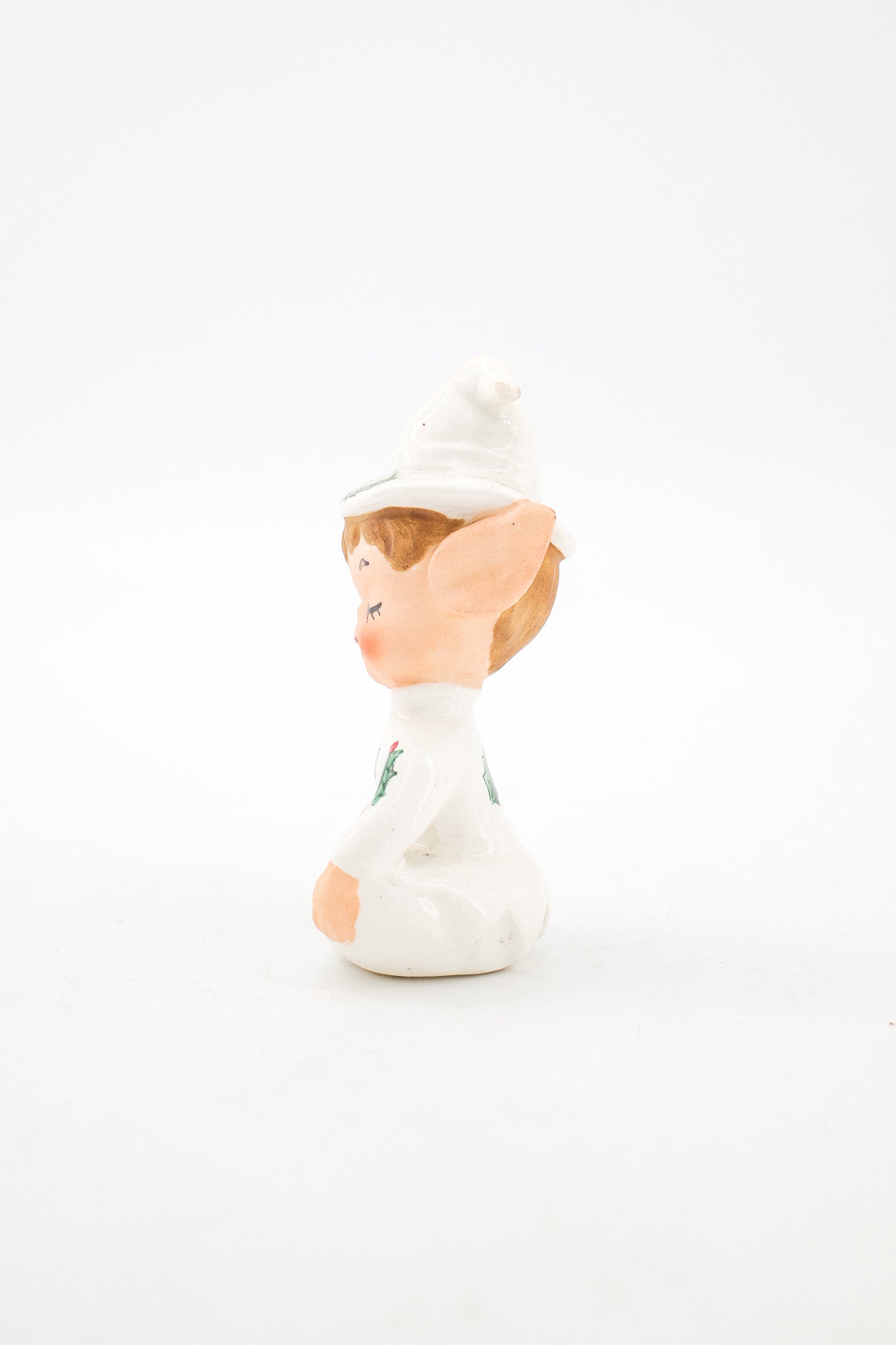 Vintage Christmas Pixie Ceramic Figurine / ヴィンテージ クリスマス ピクシー 陶器人形