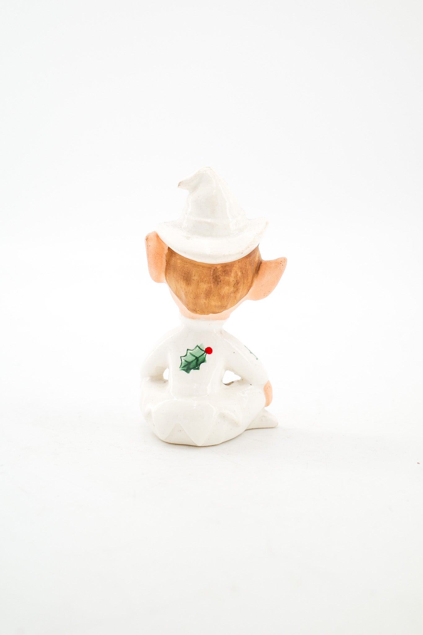 Vintage Christmas Pixie Ceramic Figurine / ヴィンテージ クリスマス ピクシー 陶器人形