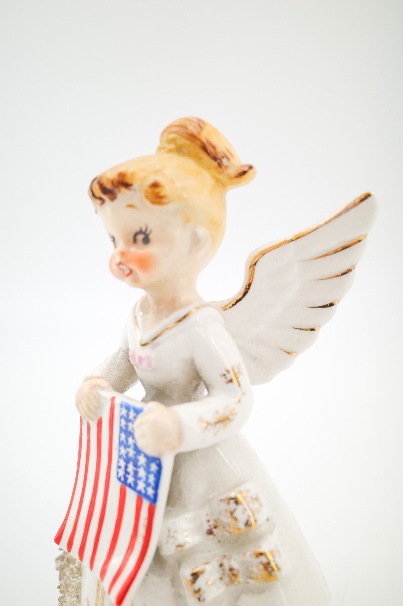 July Birthday Angel with American Flag / 7月のバースデーエンジェル（星条旗）