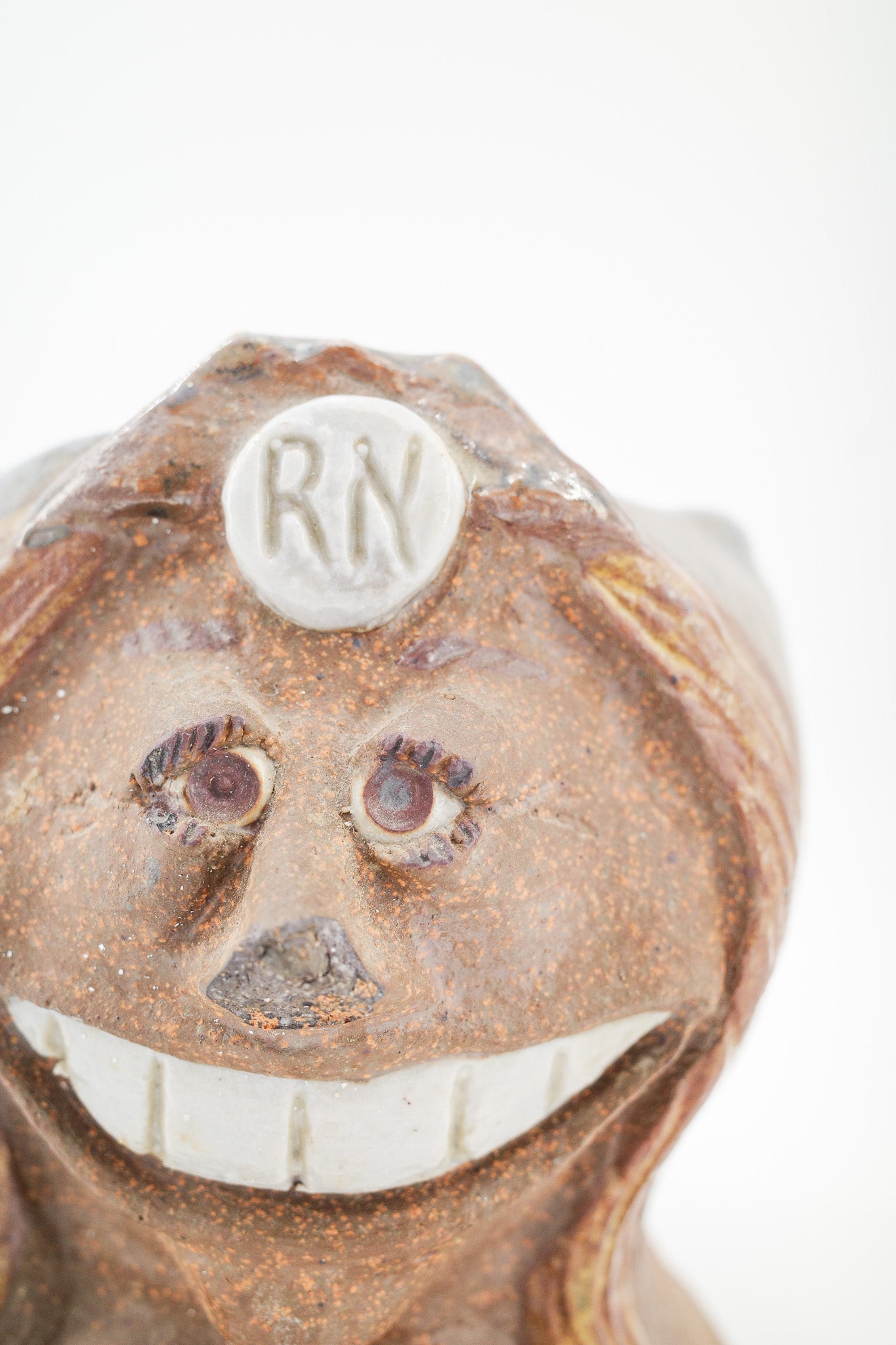 Vintage Ceramic Nurse "RN" Face Mug / ヴィンテージ 陶器製 ナース フェイスマグ