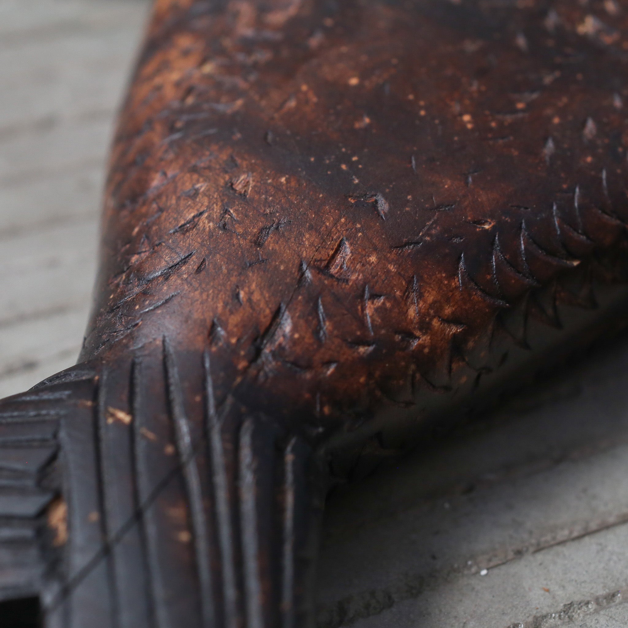 Wooden Fish Mask / 木製魚のマスク